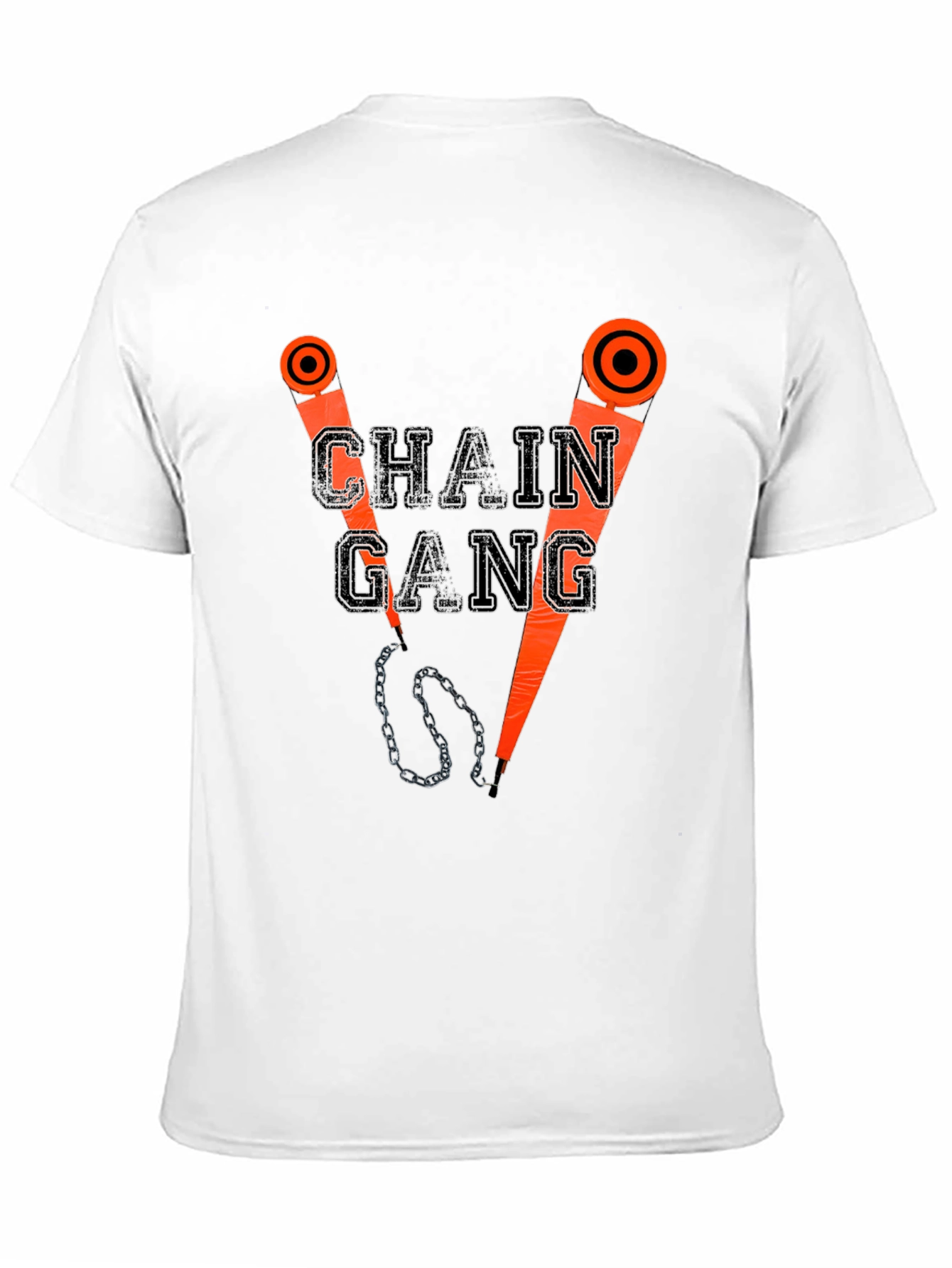 Chain Gang Graphic T-Shirt - Black