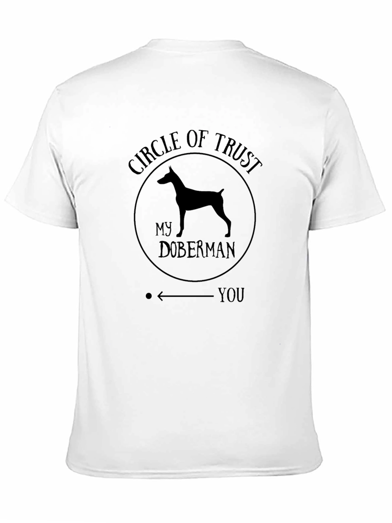 Doberman Circle of Trust Graphic Tee