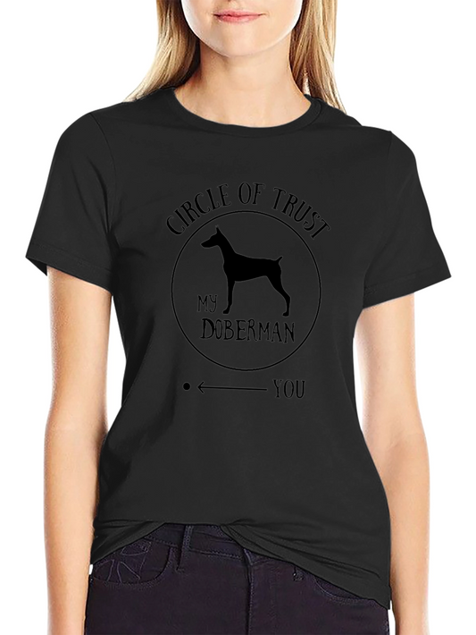 Doberman Circle of Trust Graphic Tee