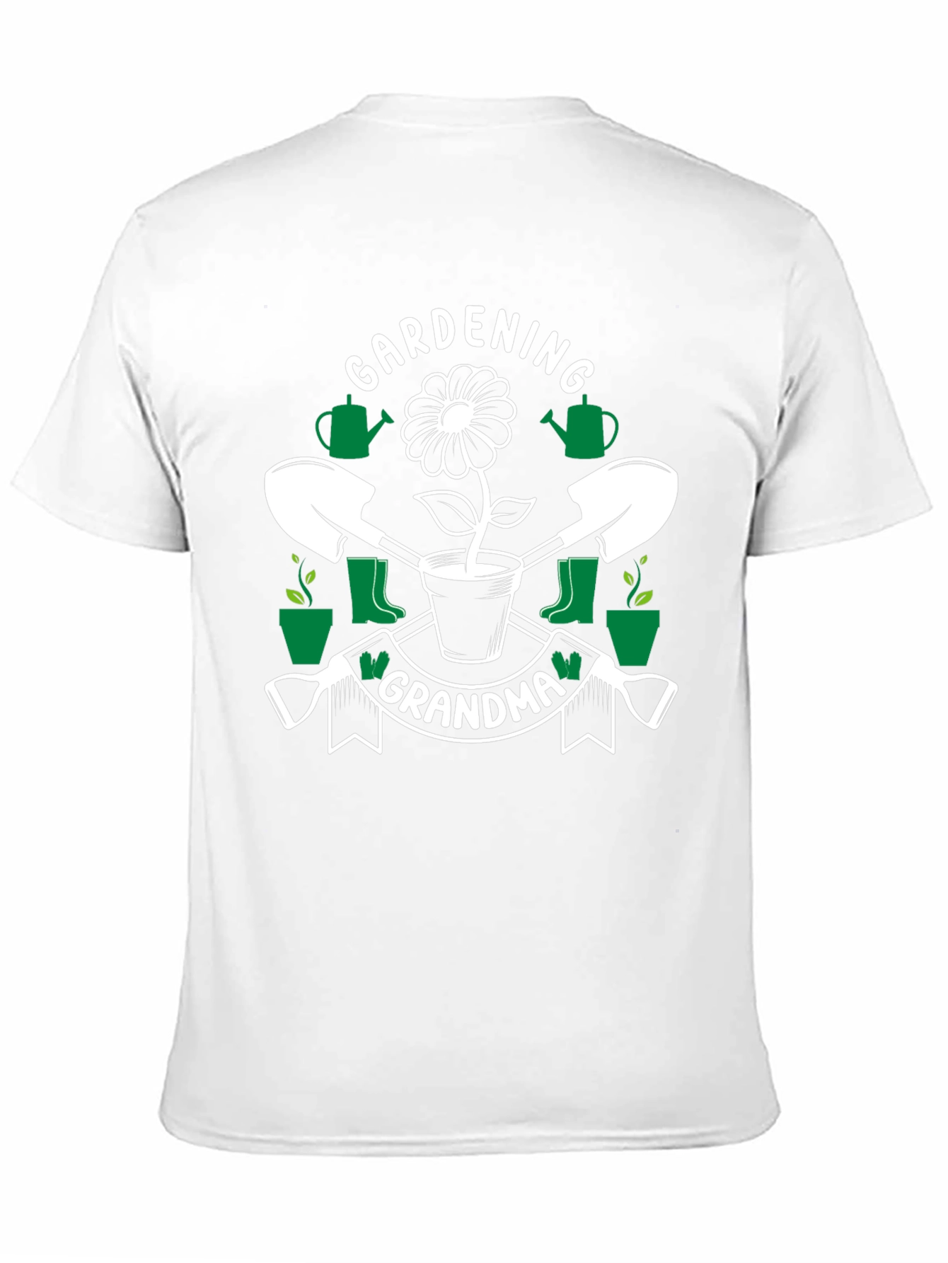 Gardening Grandma T-Shirt - Floral Design