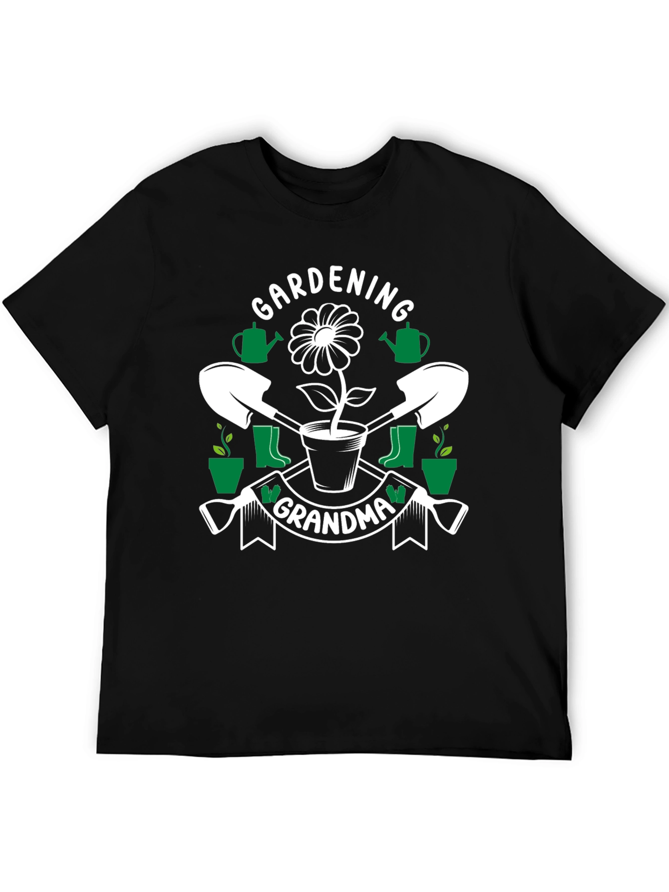 Gardening Grandma T-Shirt - Floral Design