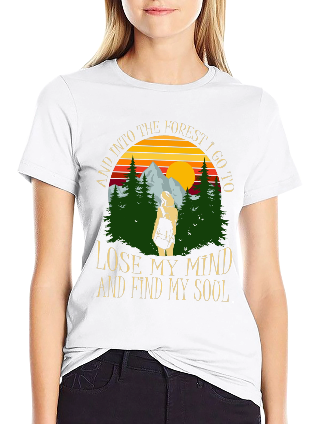 Forest Soul Black Graphic Tee
