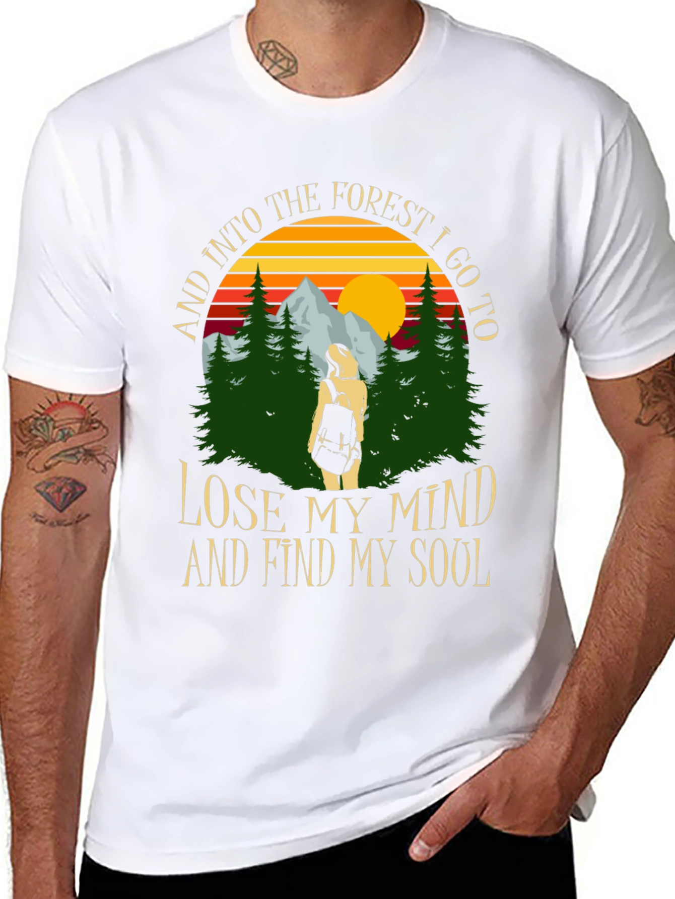 Forest Soul Black Graphic Tee