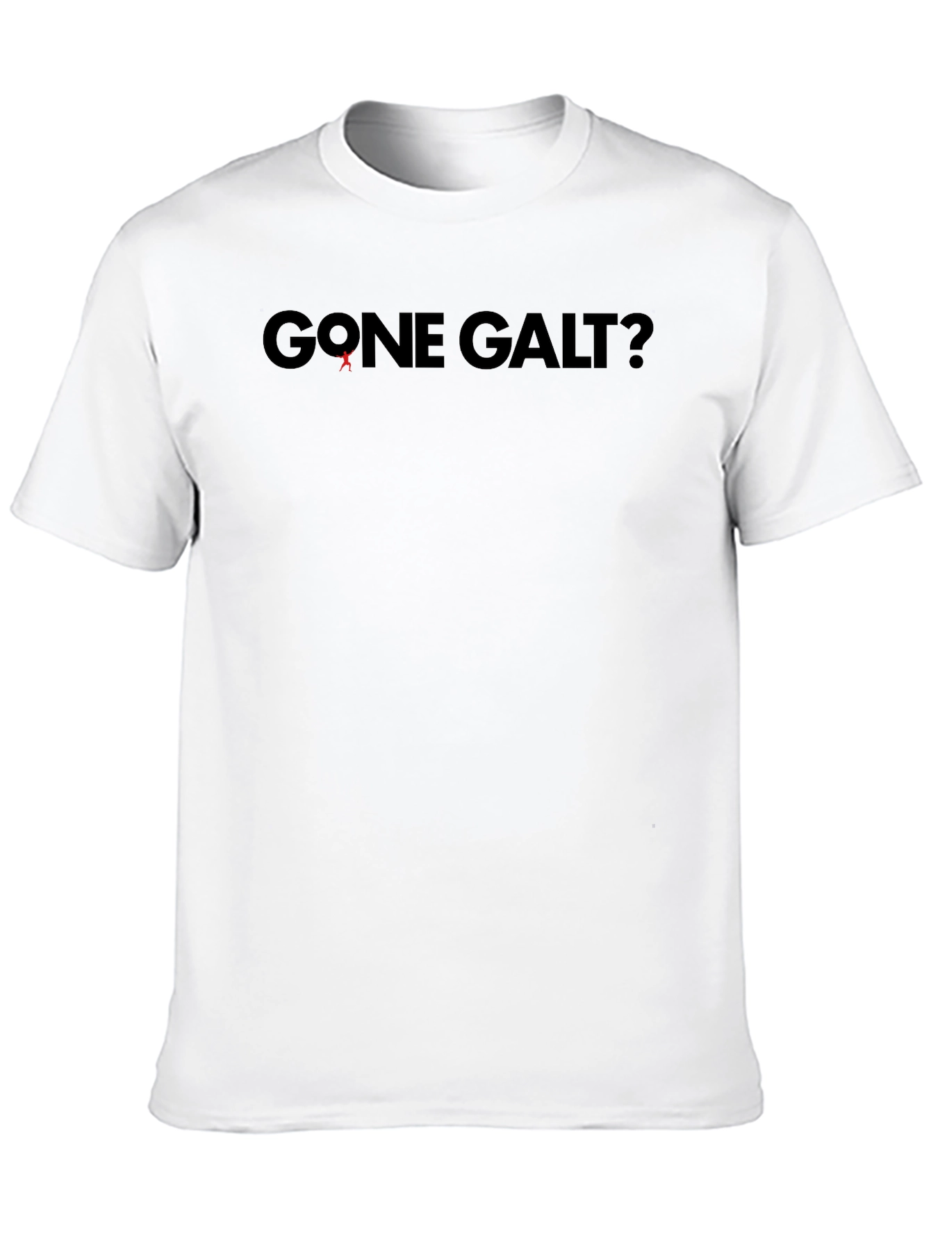 Gone Galt? Black Graphic T-Shirt