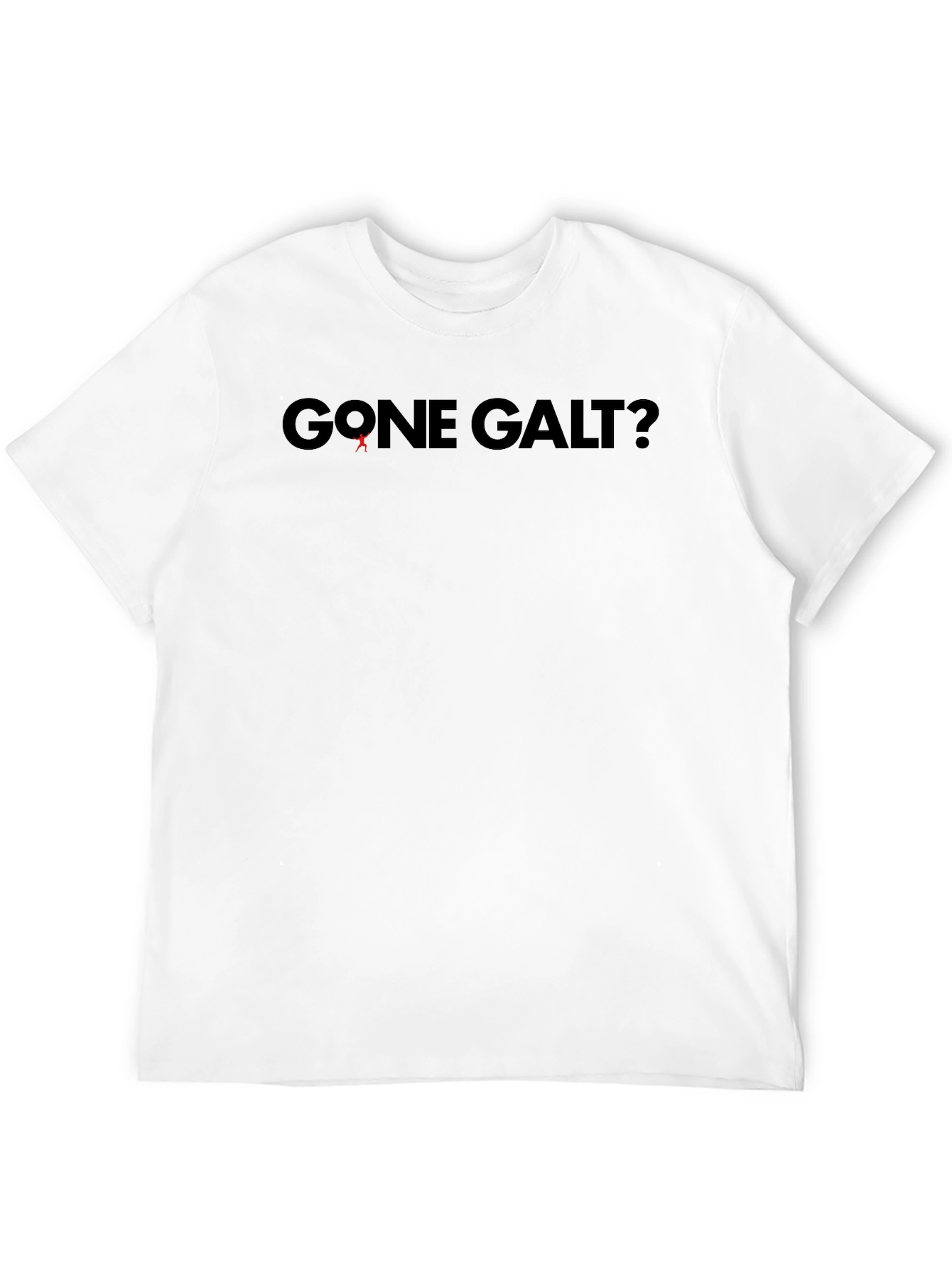 Gone Galt? Black Graphic T-Shirt