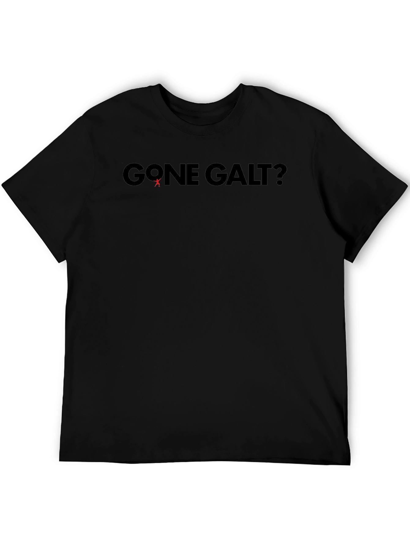 Gone Galt? Black Graphic T-Shirt