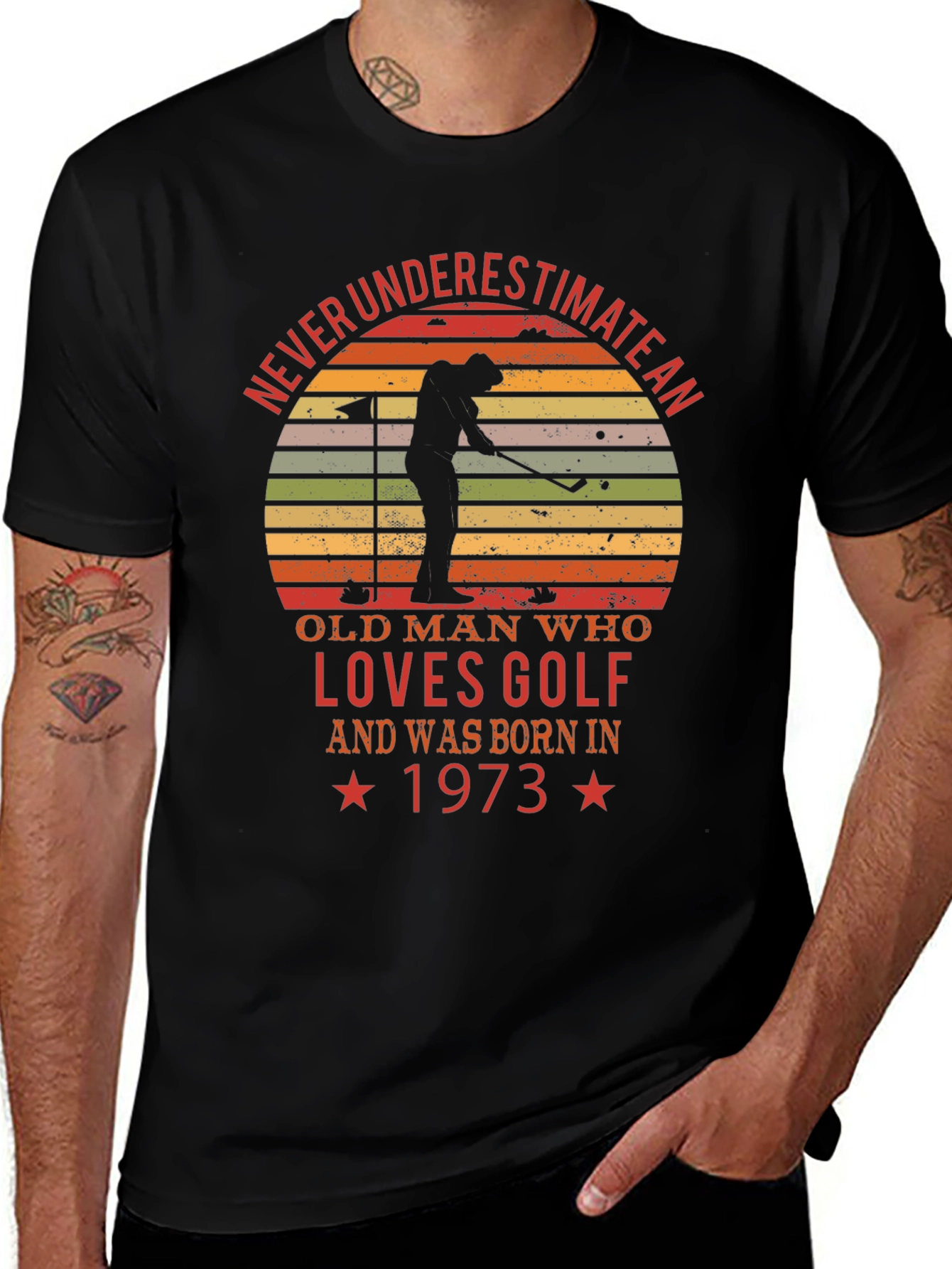 Golf Lover 1973 Graphic Tee