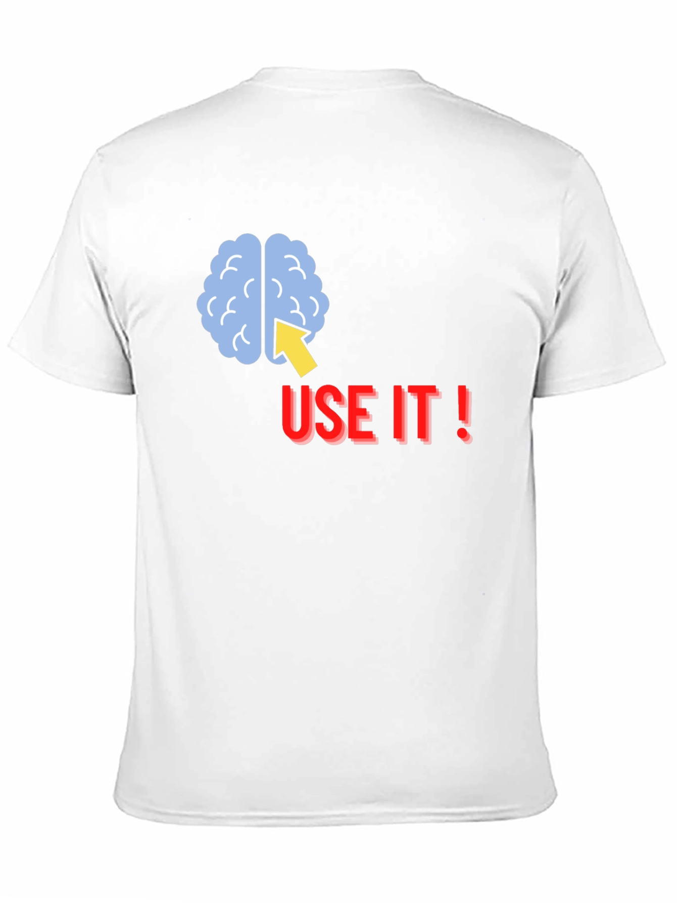Use It! Brain Graphic Tee - Black