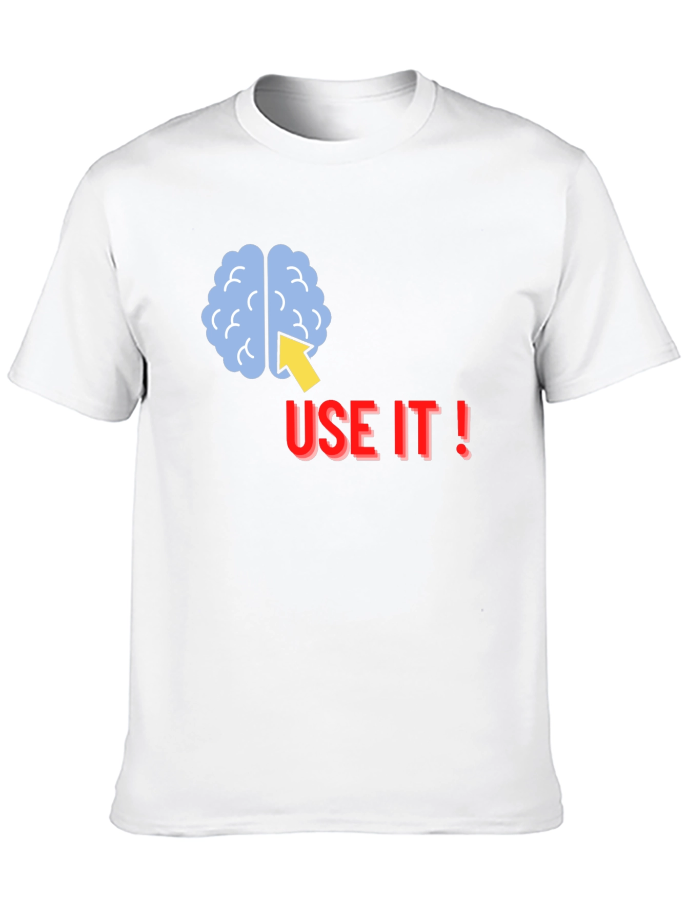 Use It! Brain Graphic Tee - Black