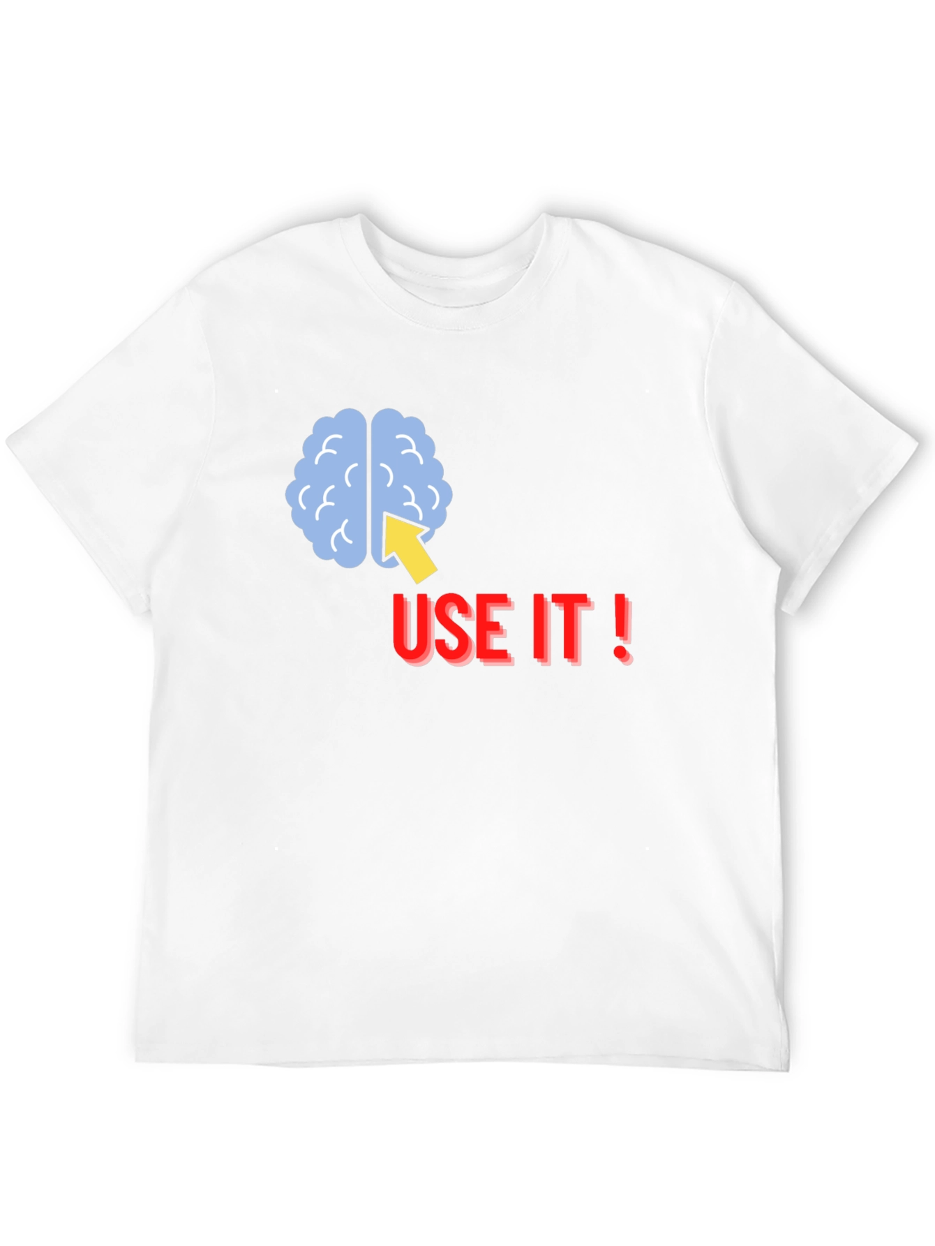 Use It! Brain Graphic Tee - Black