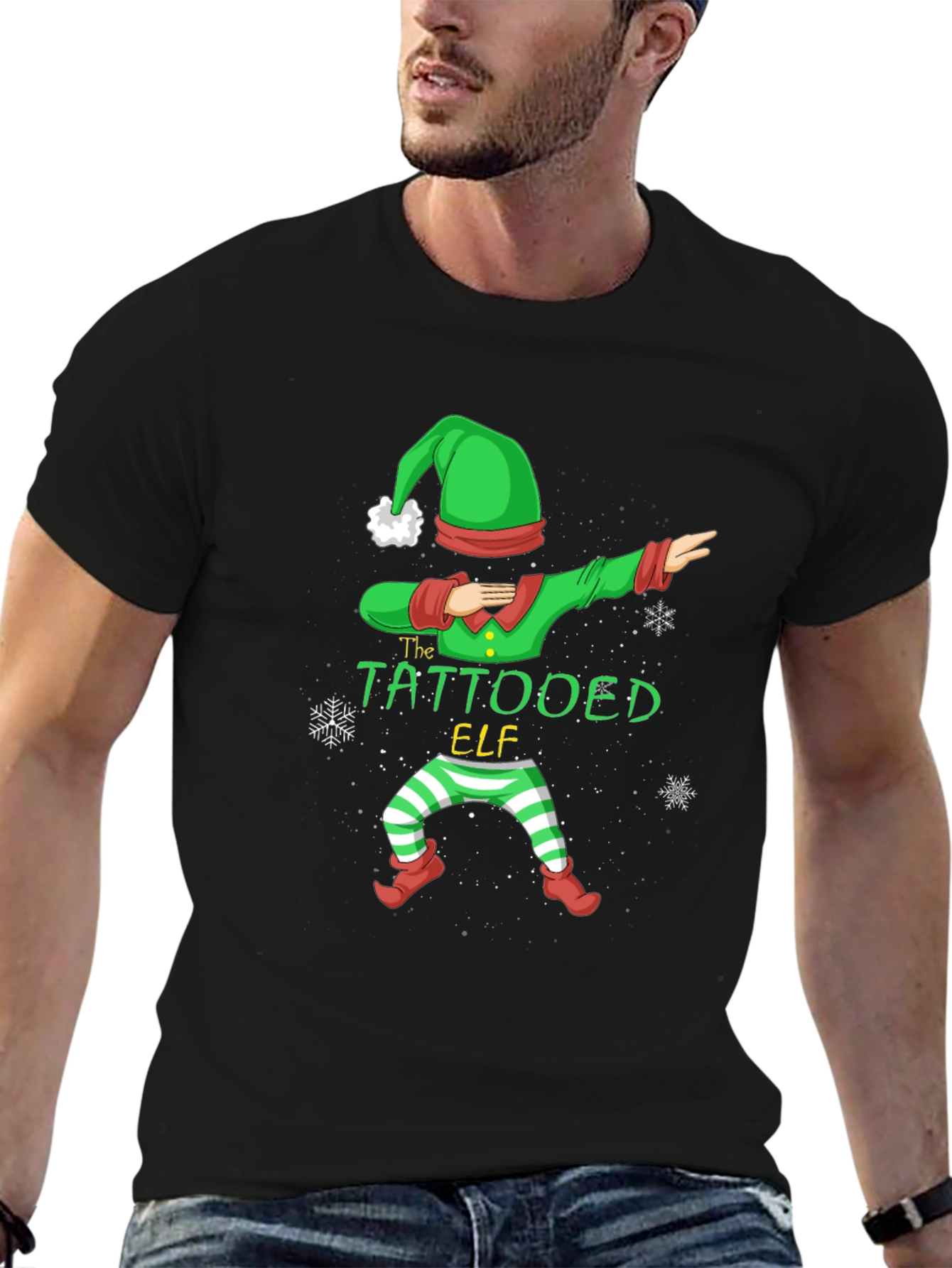 The Tattooed Elf Christmas Shirt