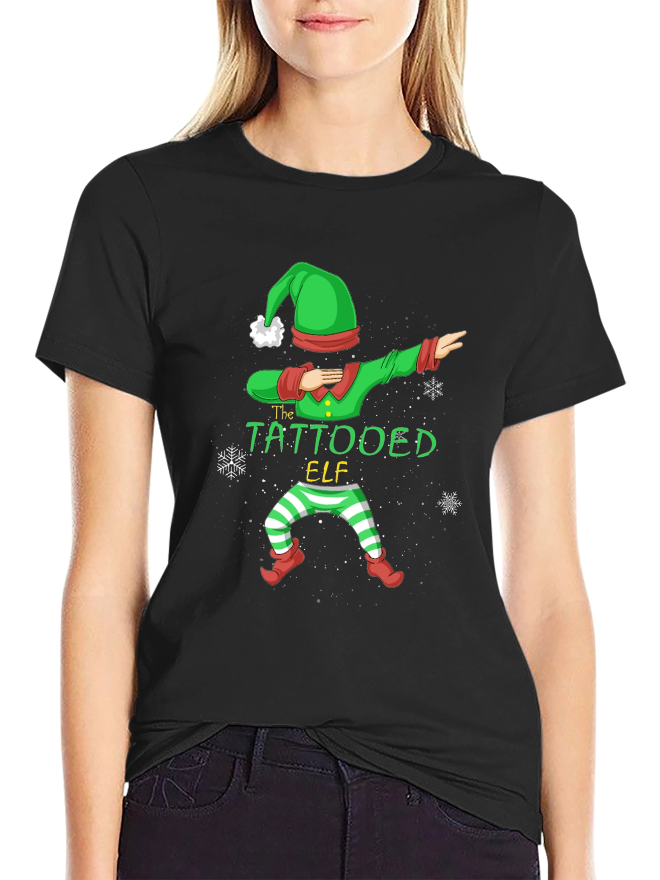 The Tattooed Elf Christmas Shirt
