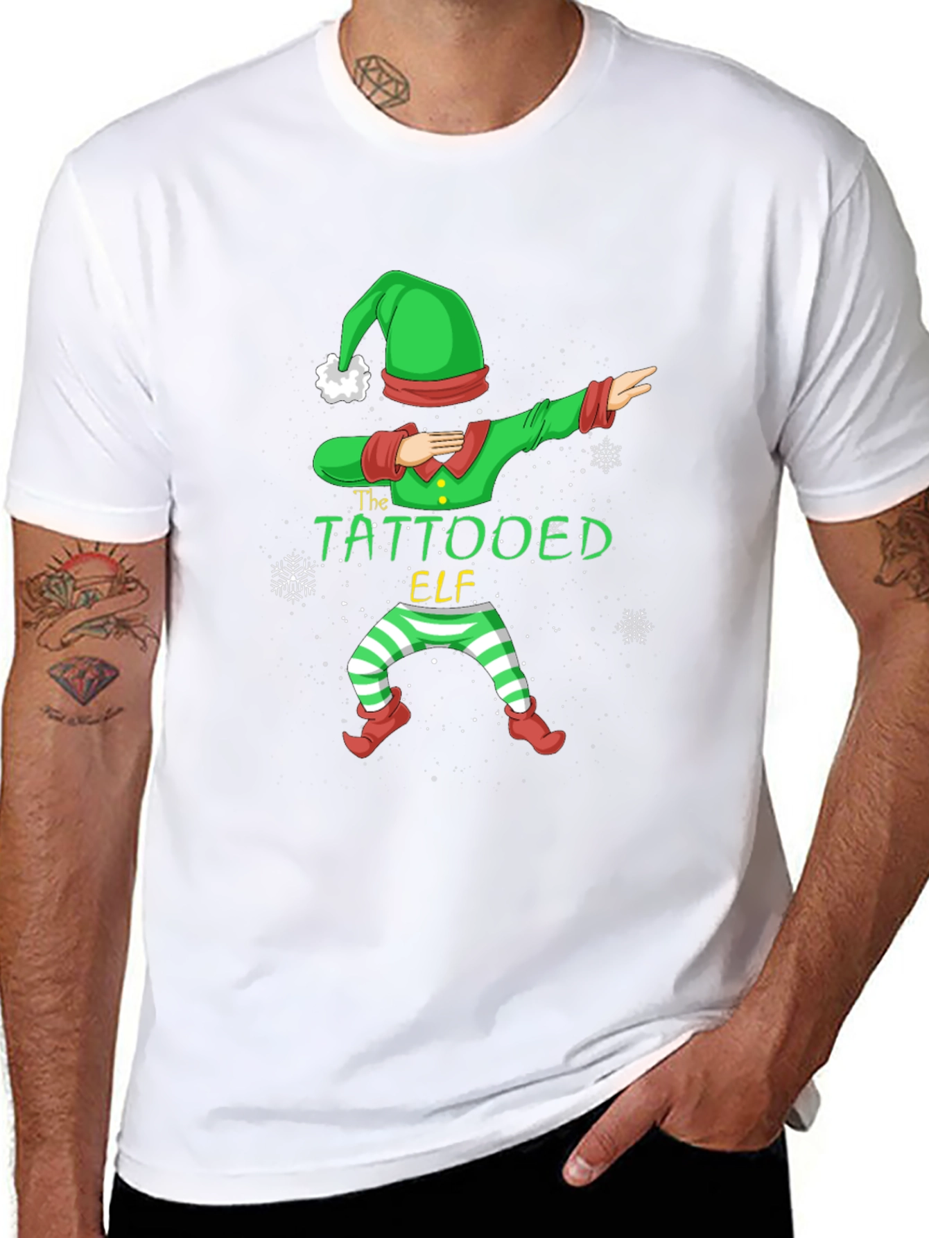 The Tattooed Elf Christmas Shirt