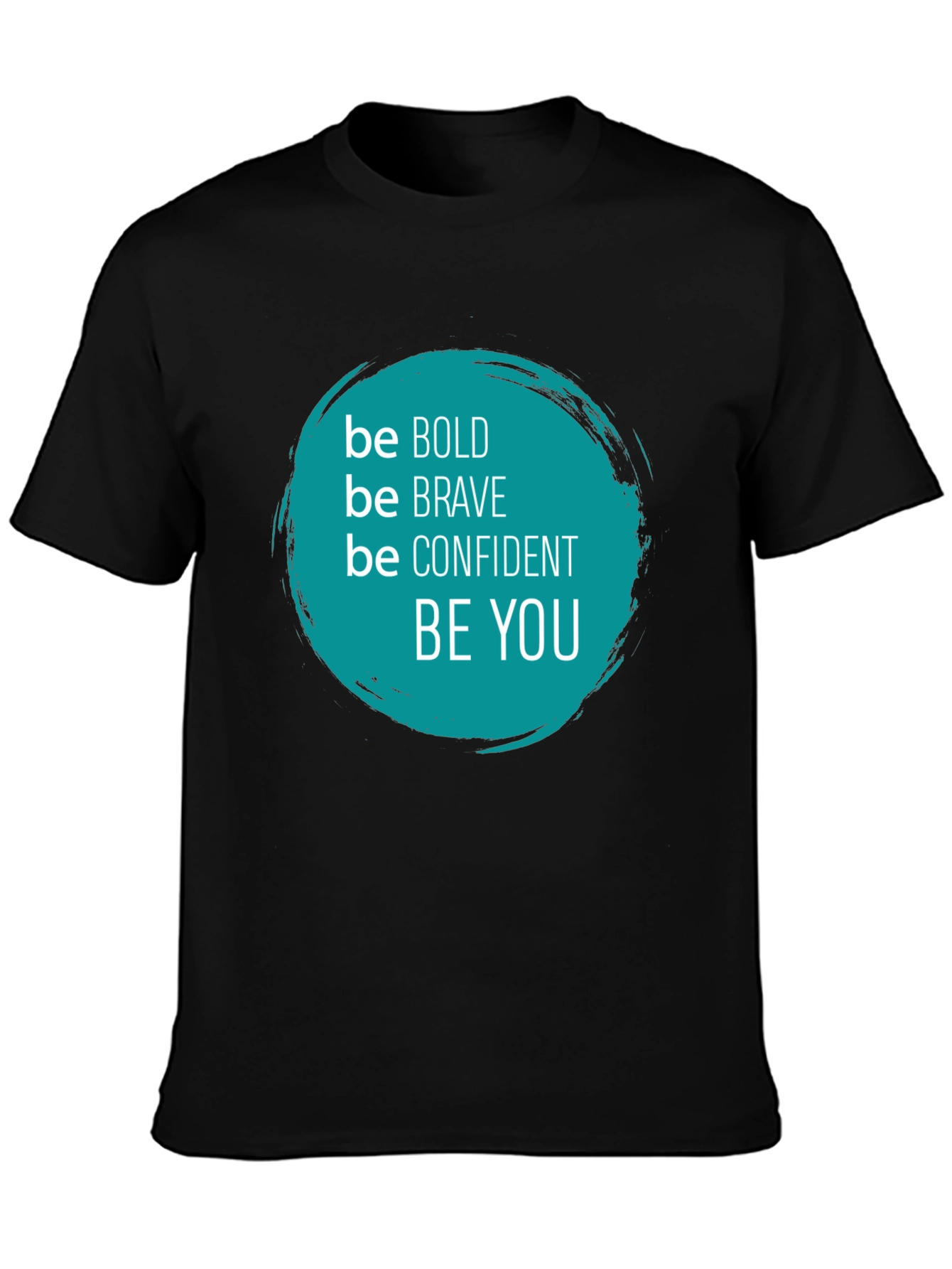 Be Bold Graphic Tee - Inspirational Black T-Shirt