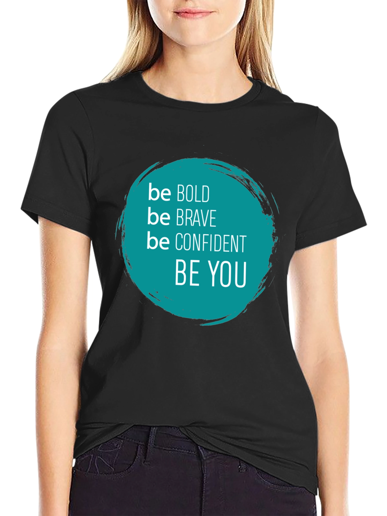 Be Bold Graphic Tee - Inspirational Black T-Shirt