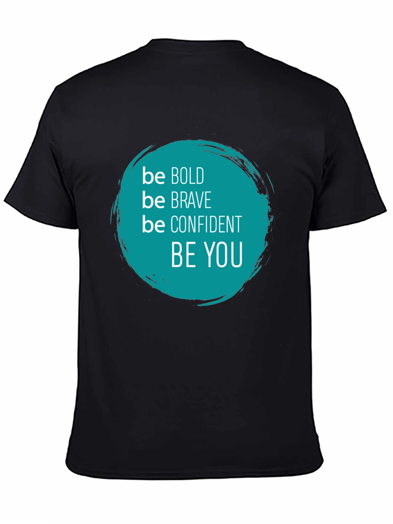 Be Bold Graphic Tee - Inspirational Black T-Shirt