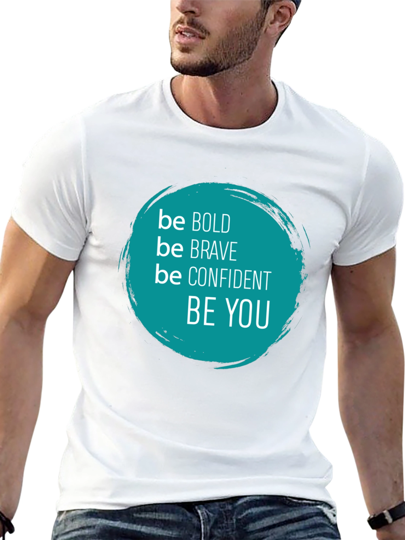 Be Bold Graphic Tee - Inspirational Black T-Shirt