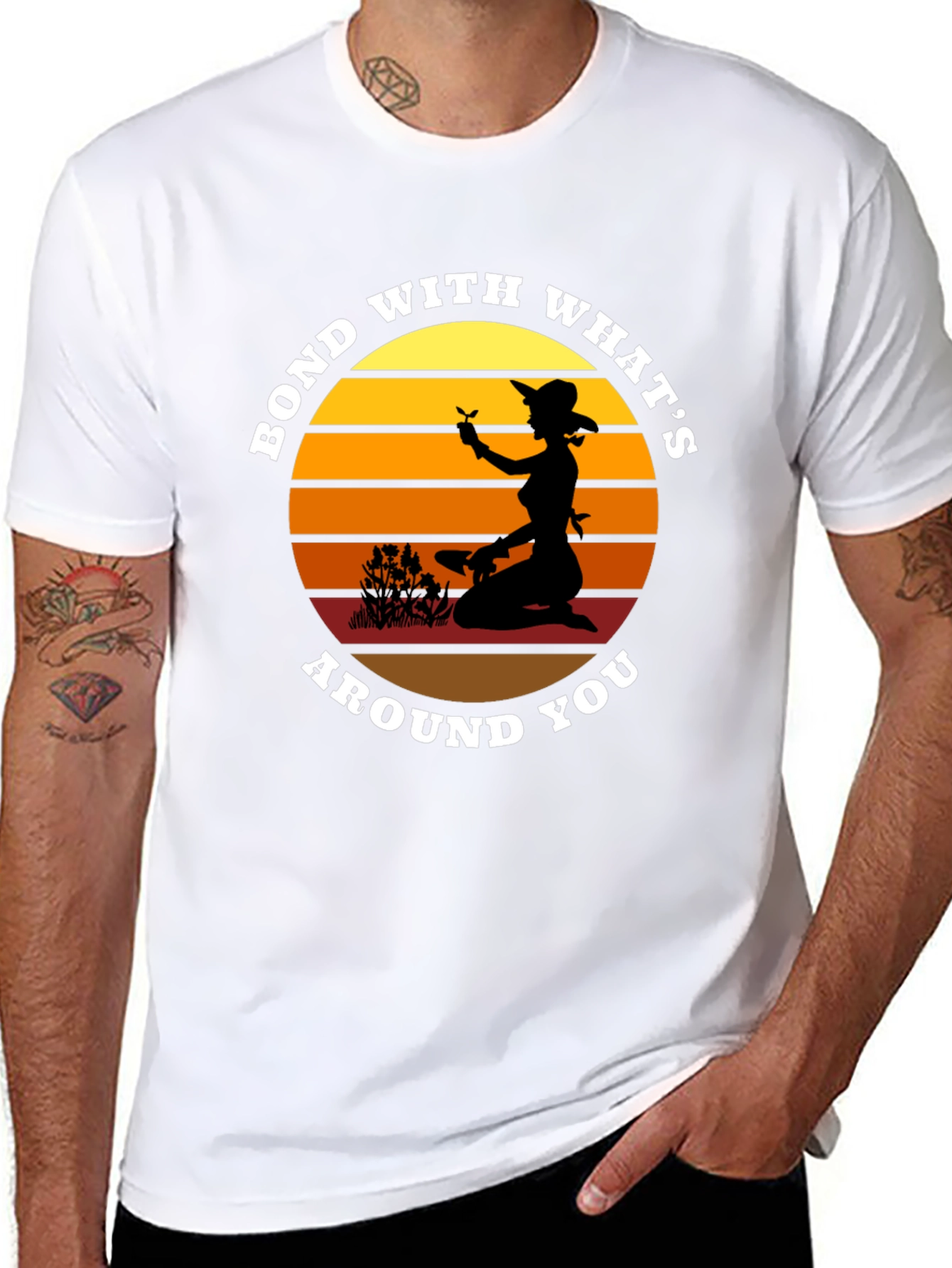 Bond With Whats Around You Graphic T-Shirt