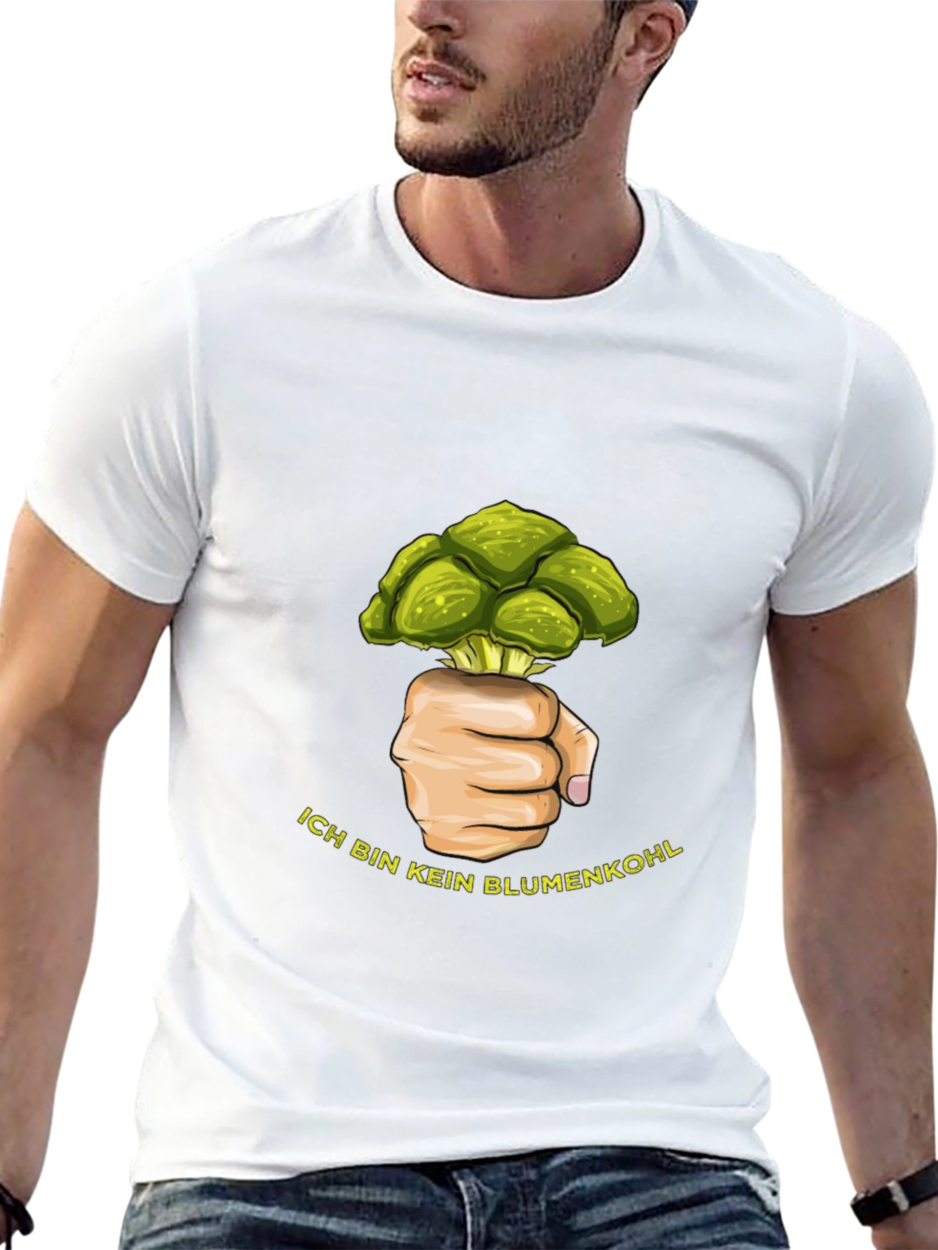 Broccoli Fist T-Shirt - Funny Vegetable Graphic Tee
