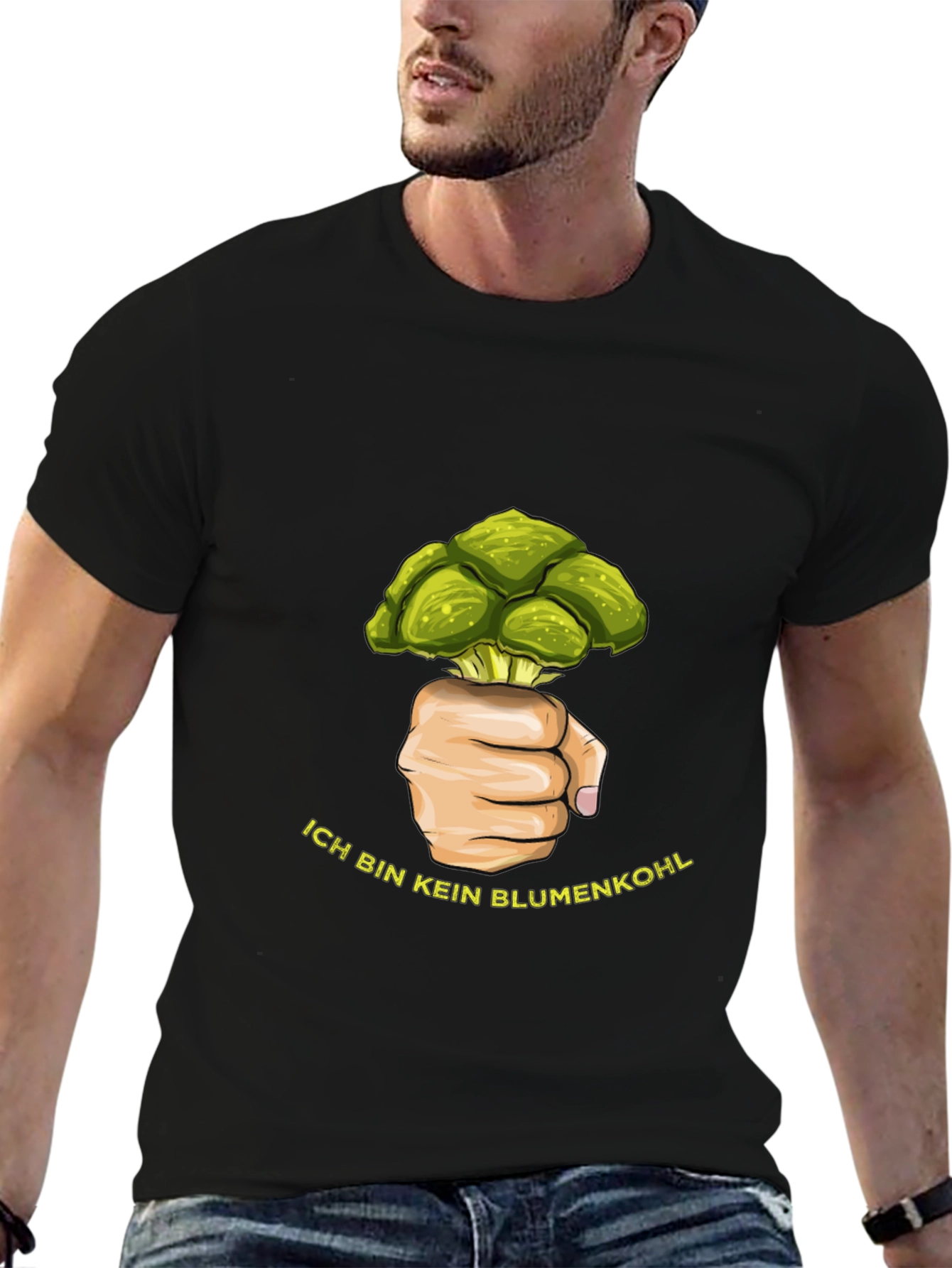 Broccoli Fist T-Shirt - Funny Vegetable Graphic Tee