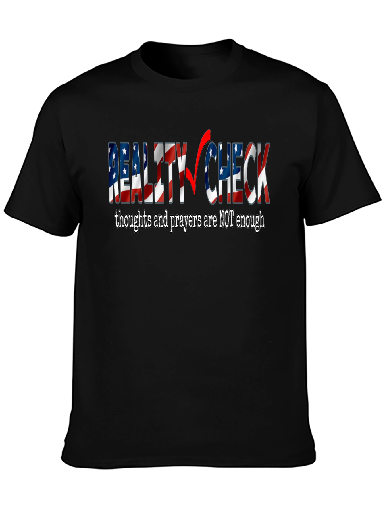 Reality Check Graphic Tee - Thoughts & Prayers