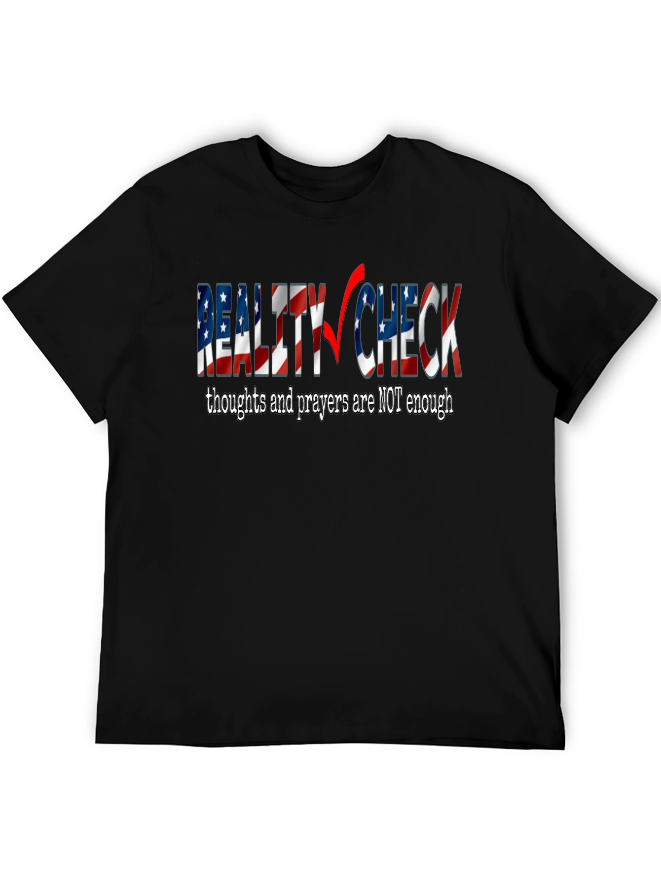 Reality Check Graphic Tee - Thoughts & Prayers