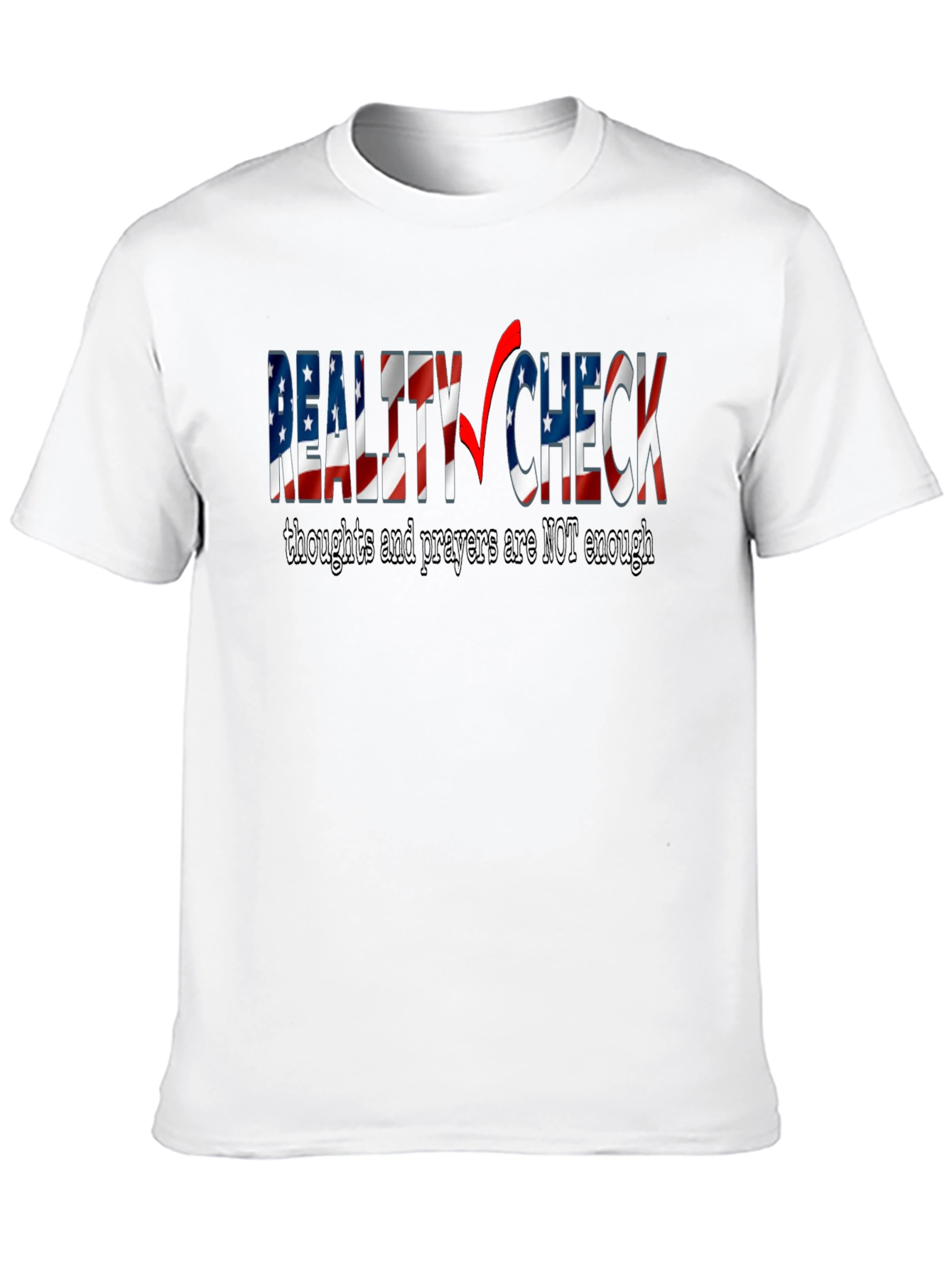 Reality Check Graphic Tee - Thoughts & Prayers