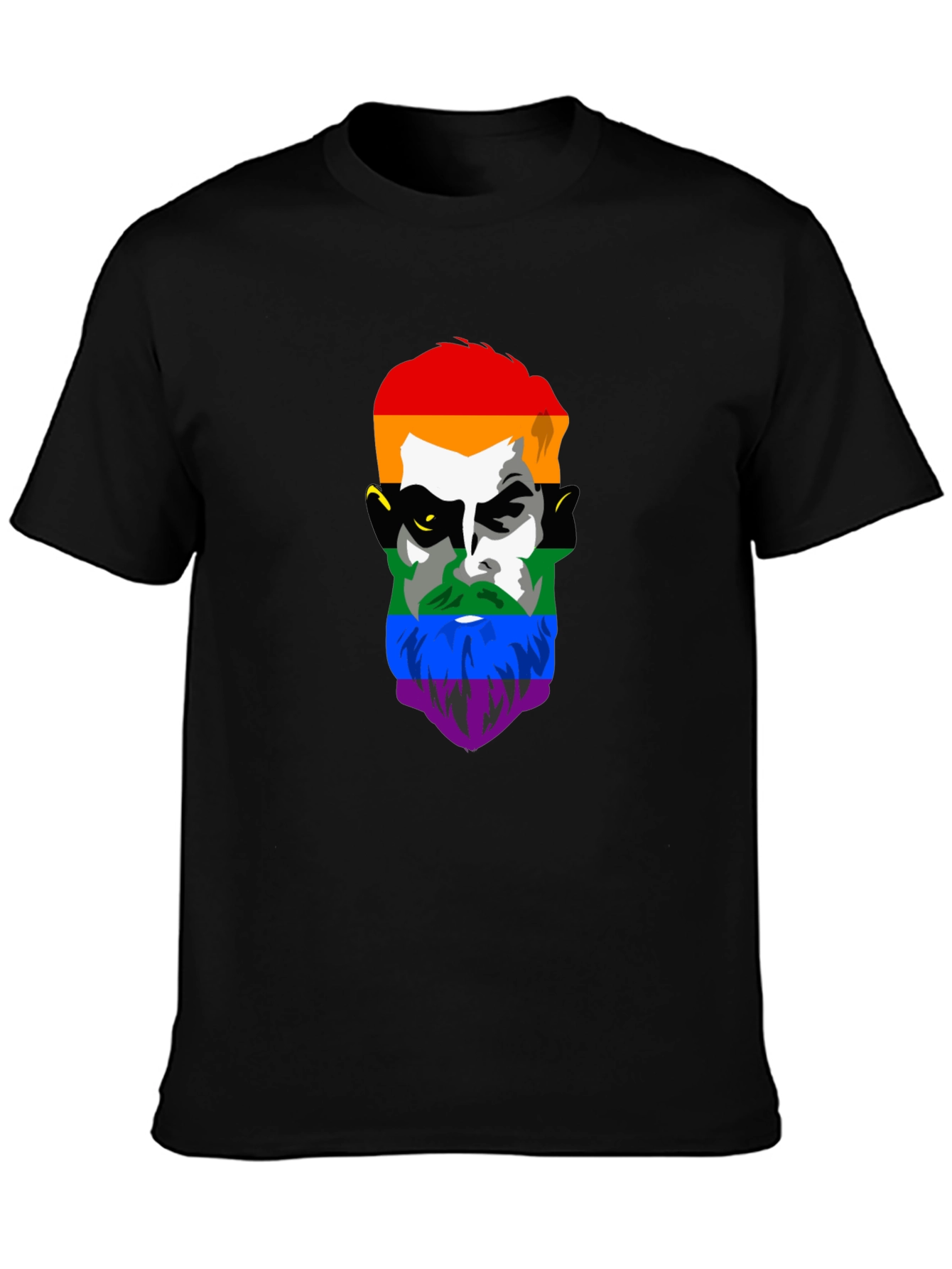 LGBT Pride Face Graphic Tee