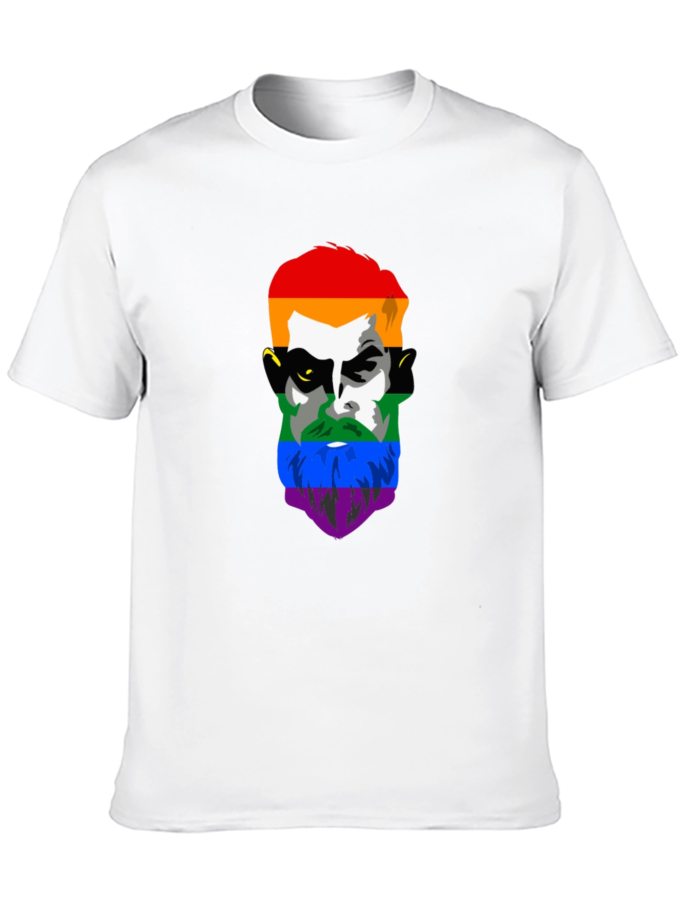 LGBT Pride Face Graphic Tee