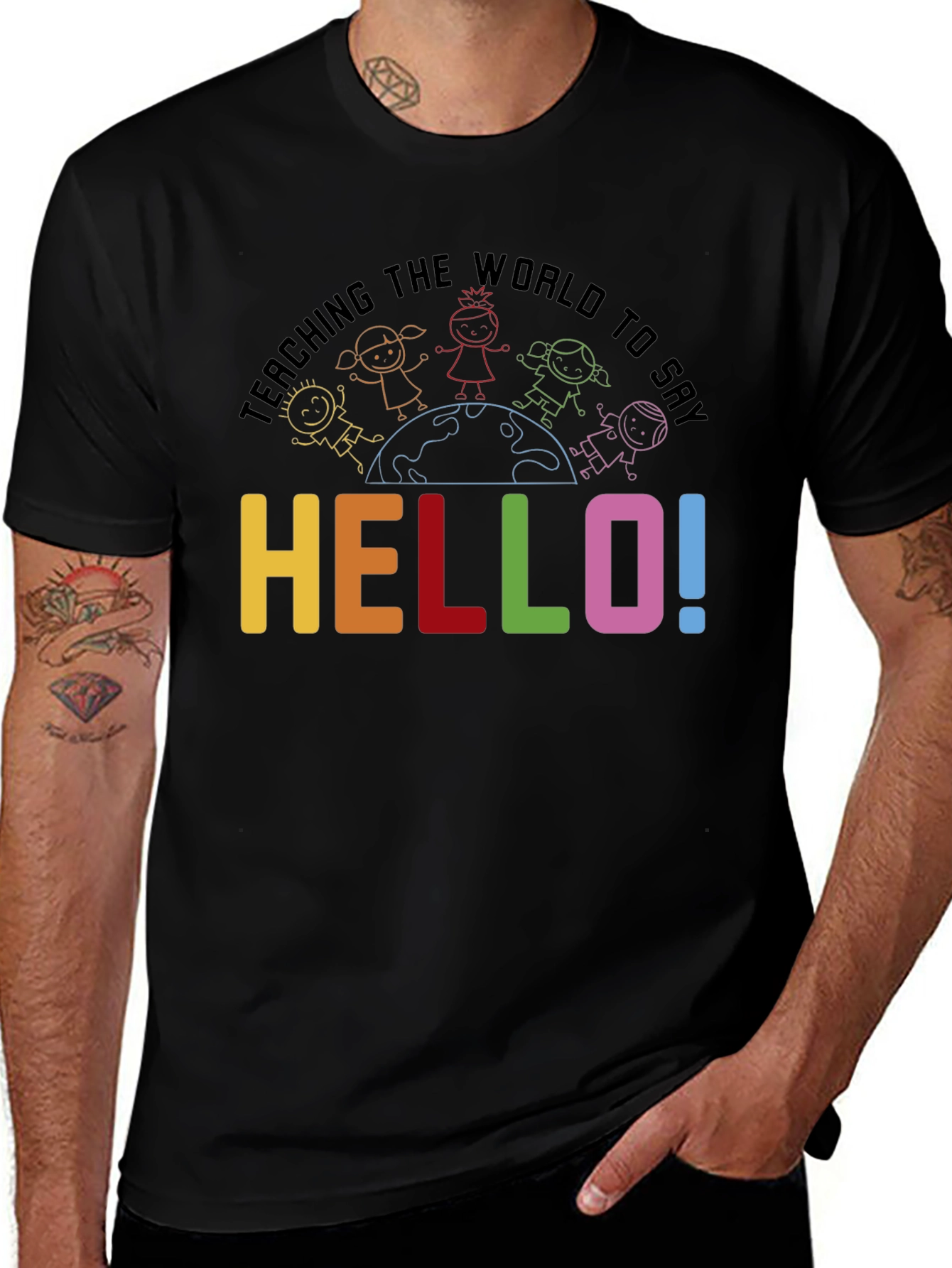 Teaching the World to Say Hello T-Shirt