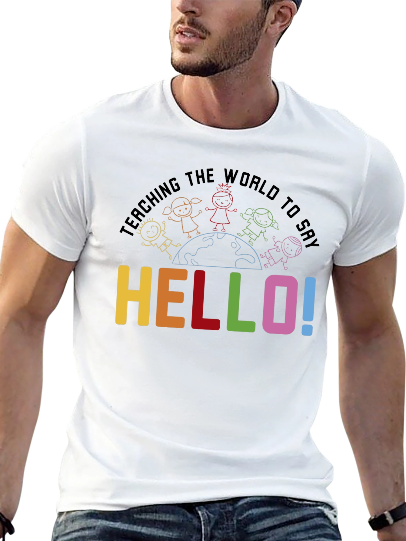 Teaching the World to Say Hello T-Shirt