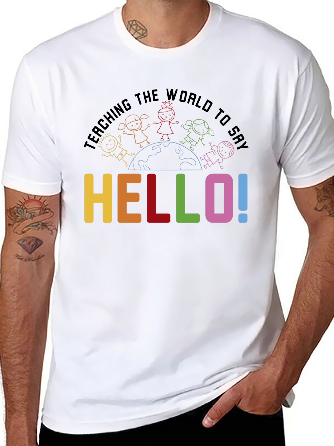 Teaching the World to Say Hello T-Shirt