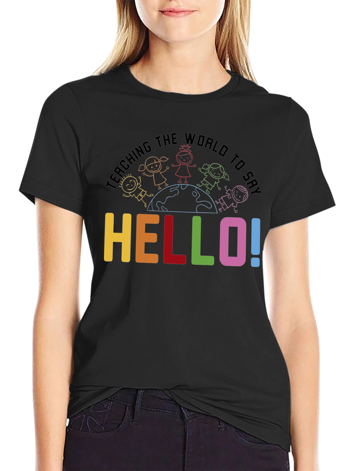 Teaching the World to Say Hello T-Shirt