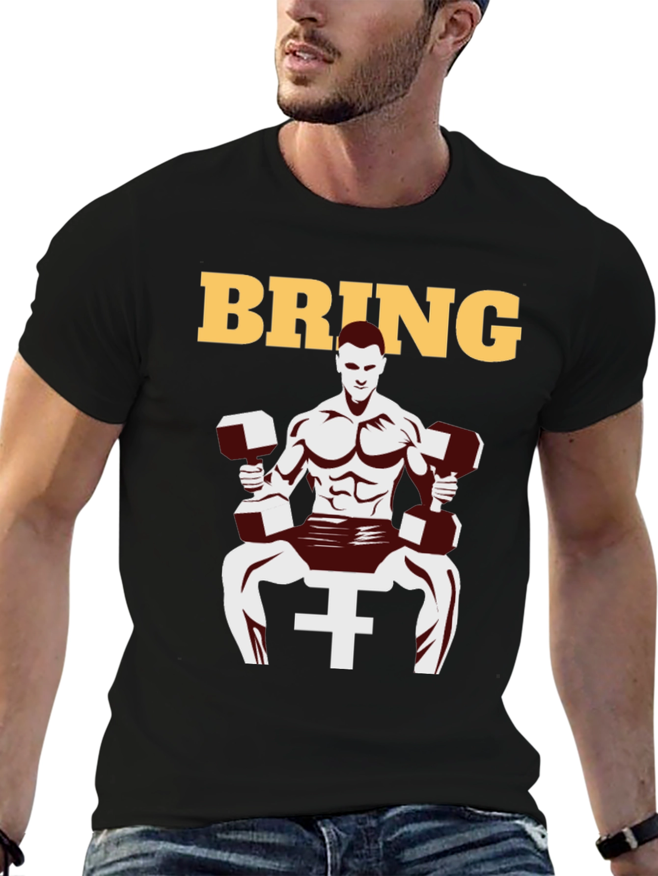 Bring It! Gym Workout Graphic T-Shirt
