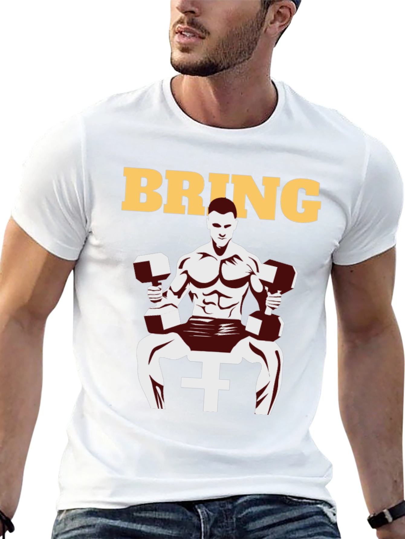 Bring It! Gym Workout Graphic T-Shirt