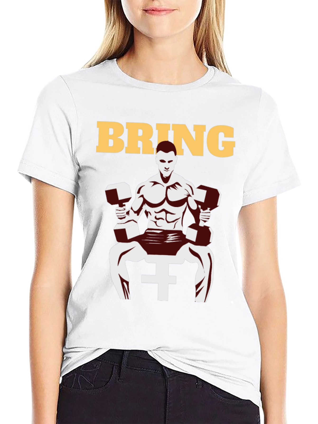Bring It! Gym Workout Graphic T-Shirt
