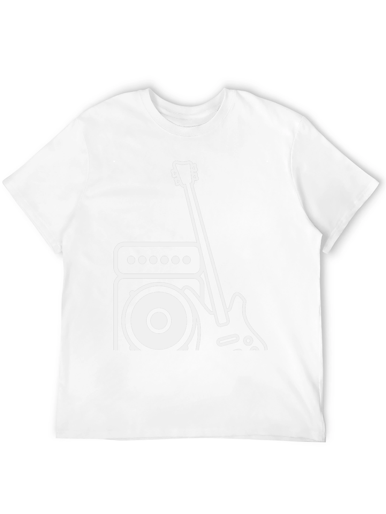 Rock Band Graphic Tee - Black Cotton T-Shirt