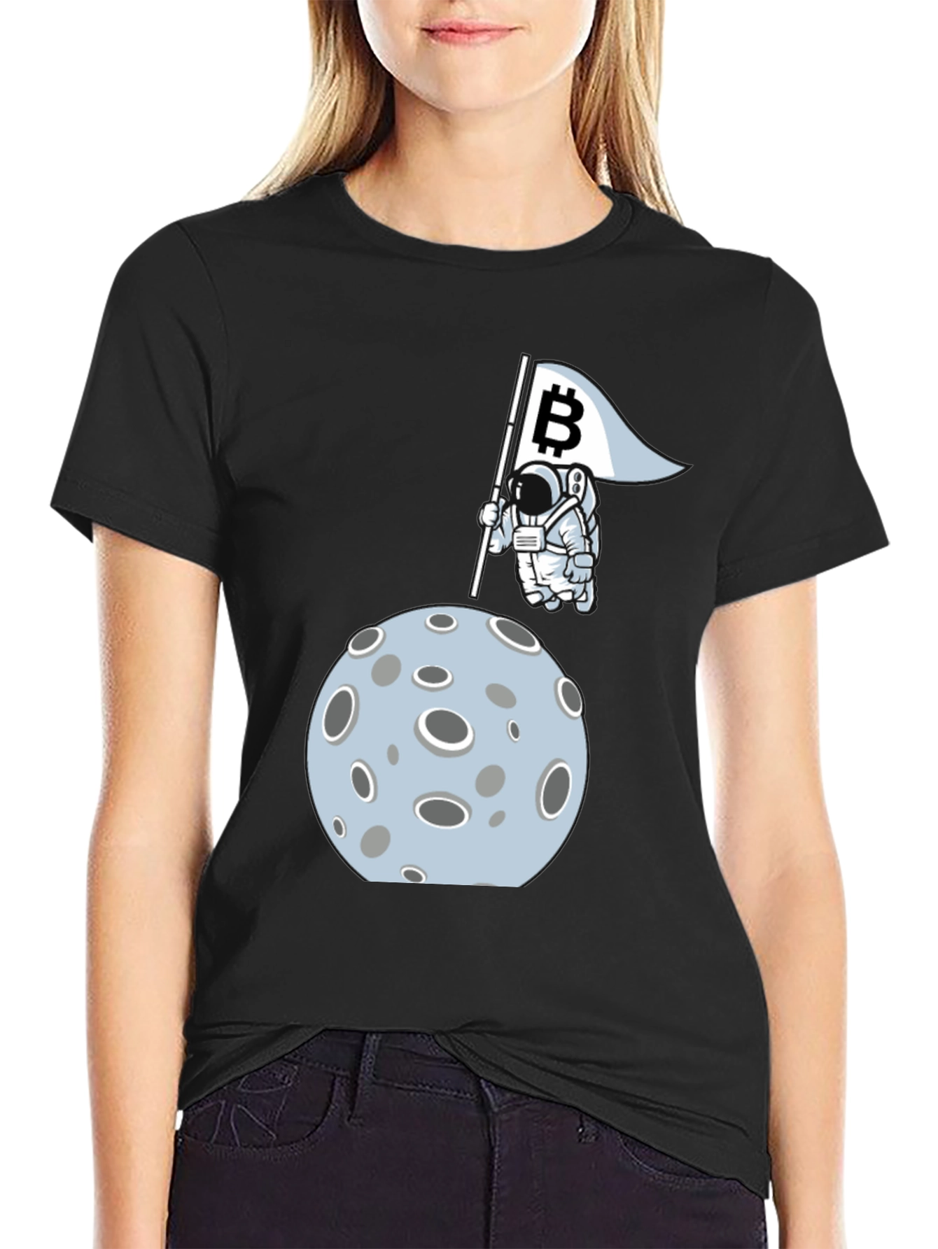 Bitcoin Astronaut T-Shirt - To the Moon!