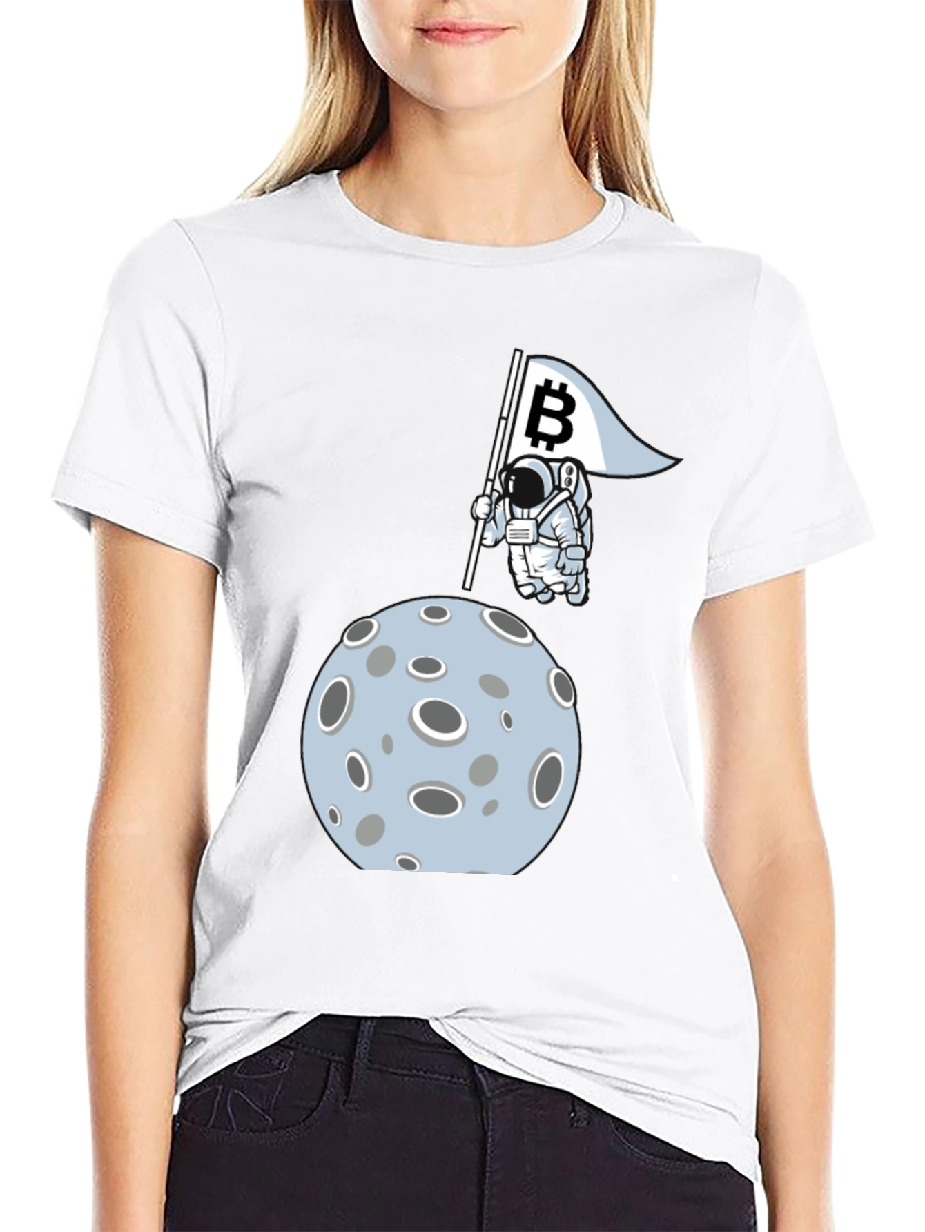 Bitcoin Astronaut T-Shirt - To the Moon!