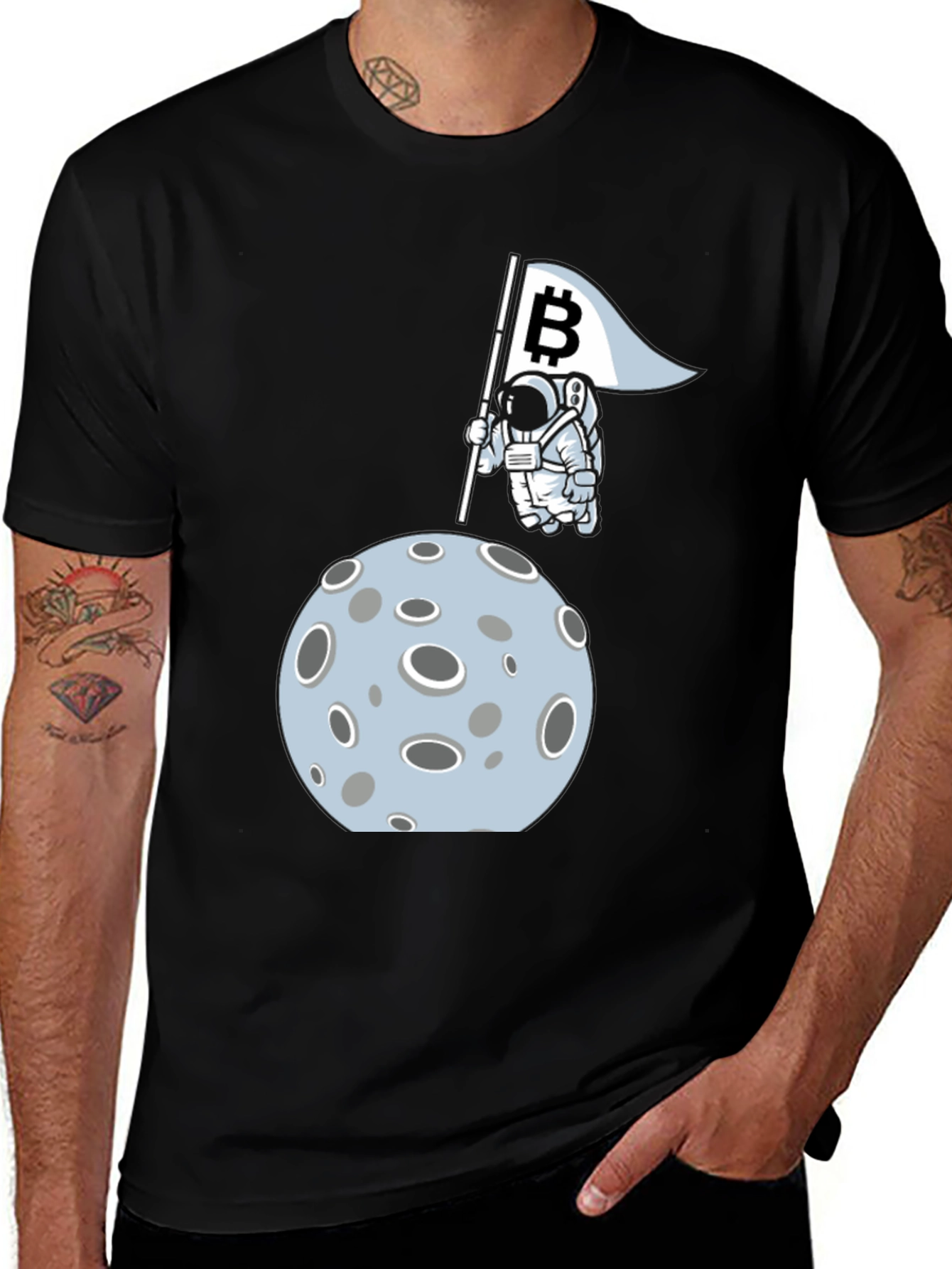 Bitcoin Astronaut T-Shirt - To the Moon!