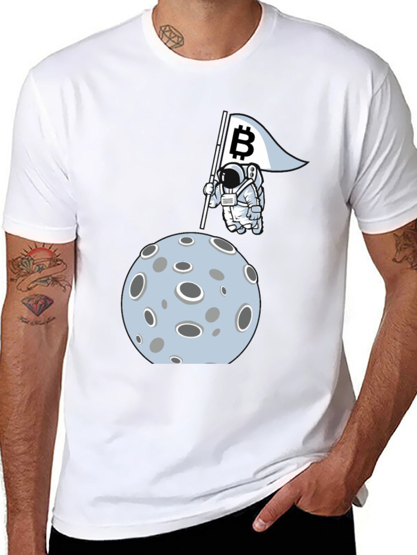 Bitcoin Astronaut T-Shirt - To the Moon!