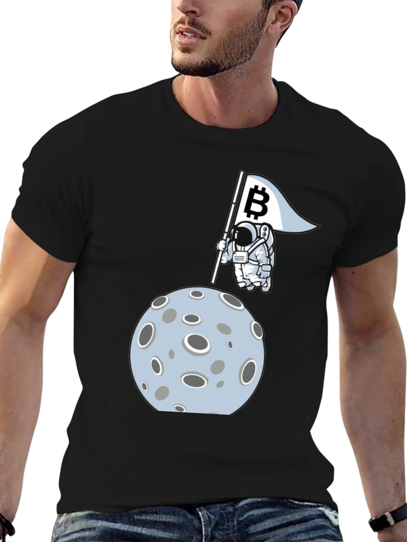 Bitcoin Astronaut T-Shirt - To the Moon!