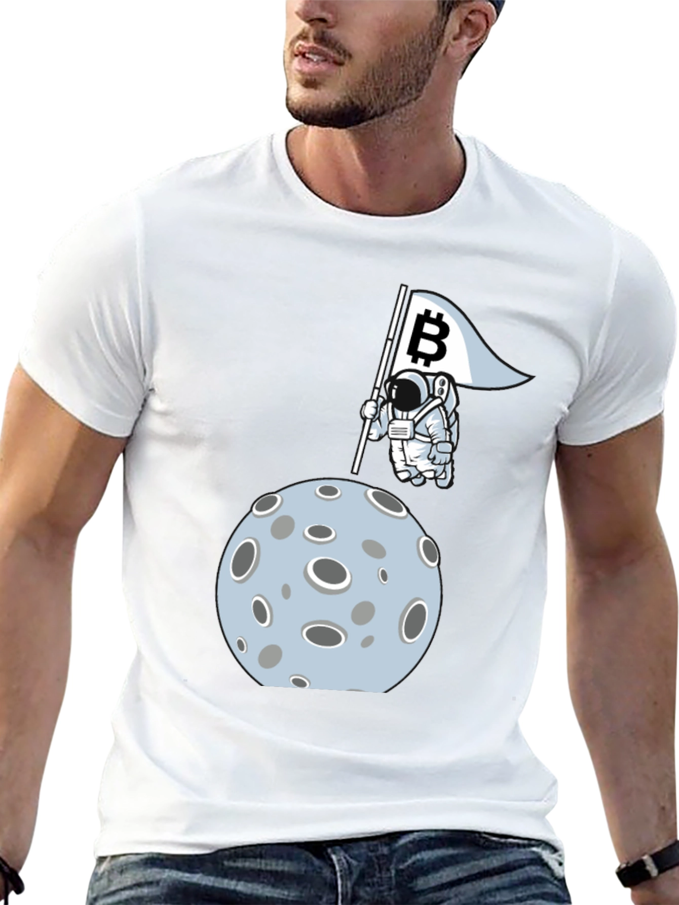 Bitcoin Astronaut T-Shirt - To the Moon!