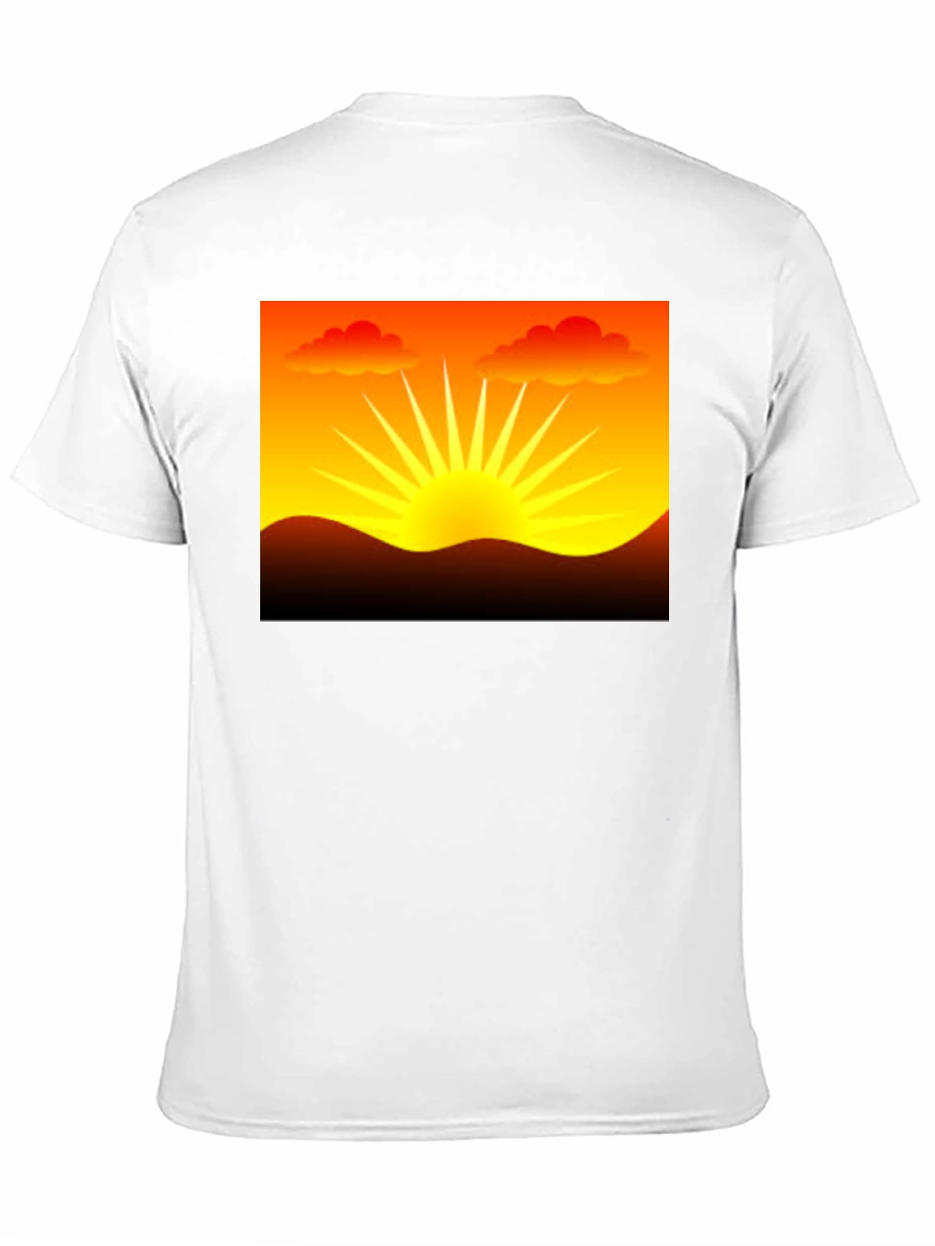 Sunset Graphic Black T-Shirt