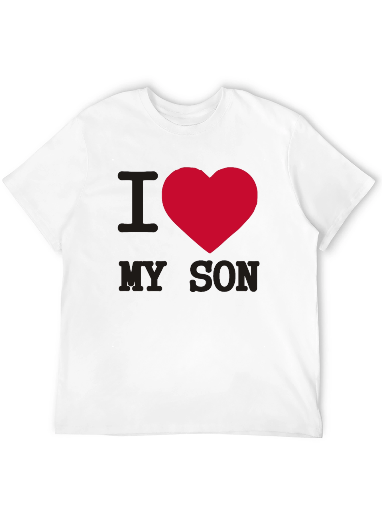 I Heart My Son T-Shirt - Black Graphic Tee