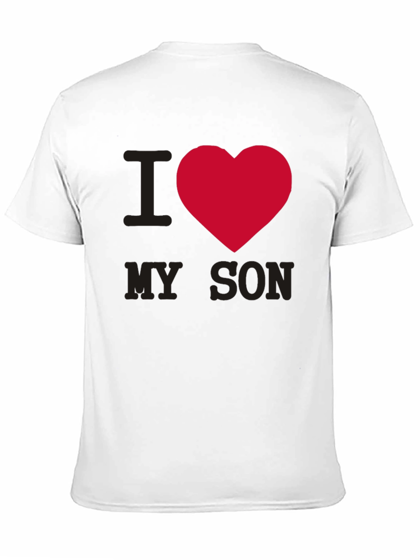I Heart My Son T-Shirt - Black Graphic Tee