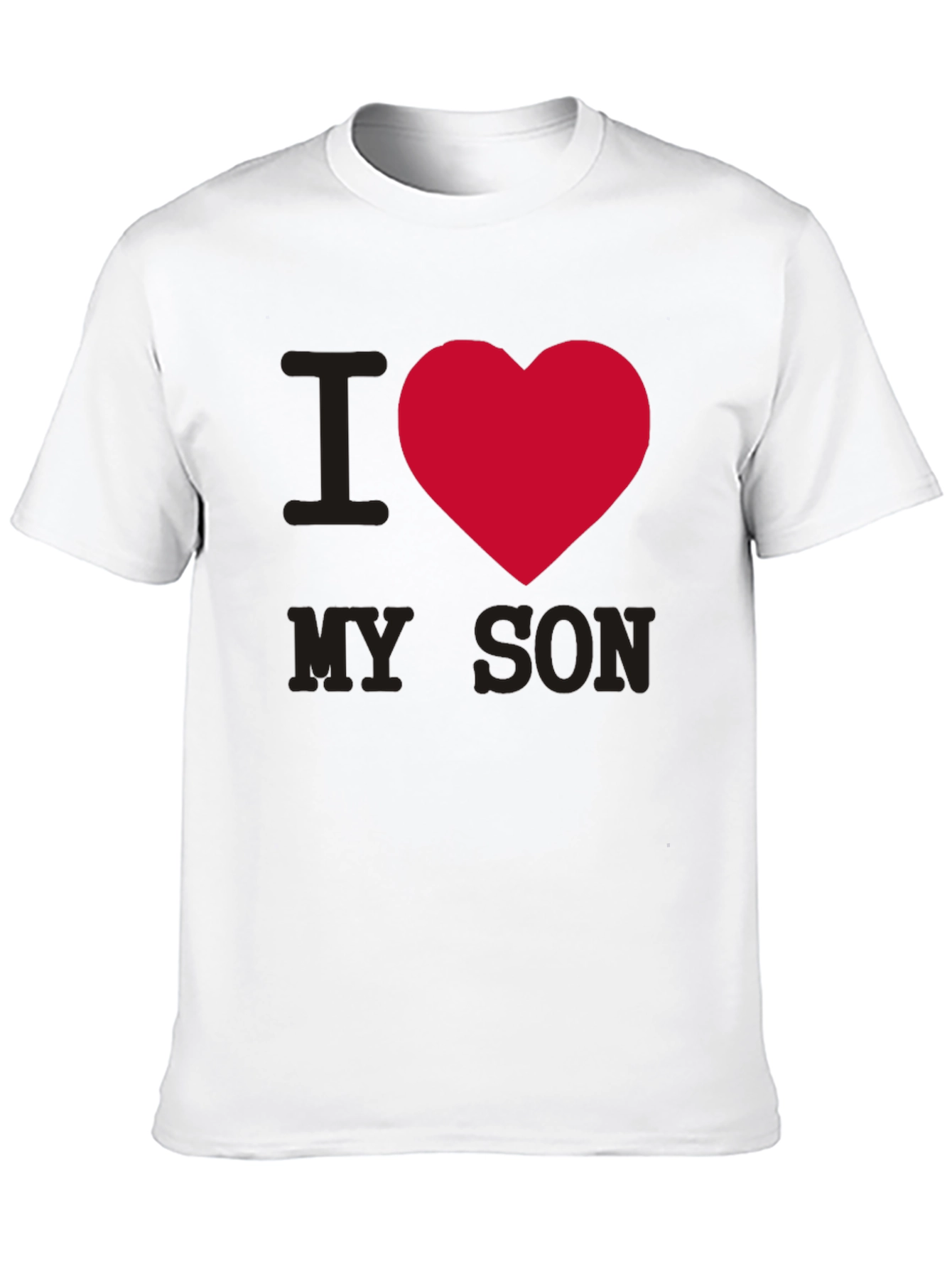 I Heart My Son T-Shirt - Black Graphic Tee