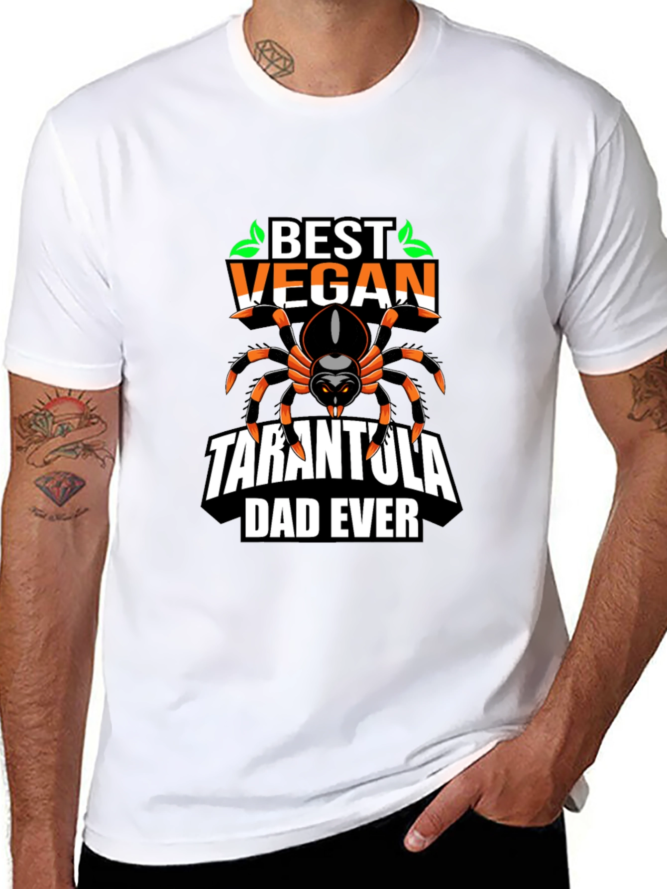 Vegan Tarantula Dad Ever T-Shirt