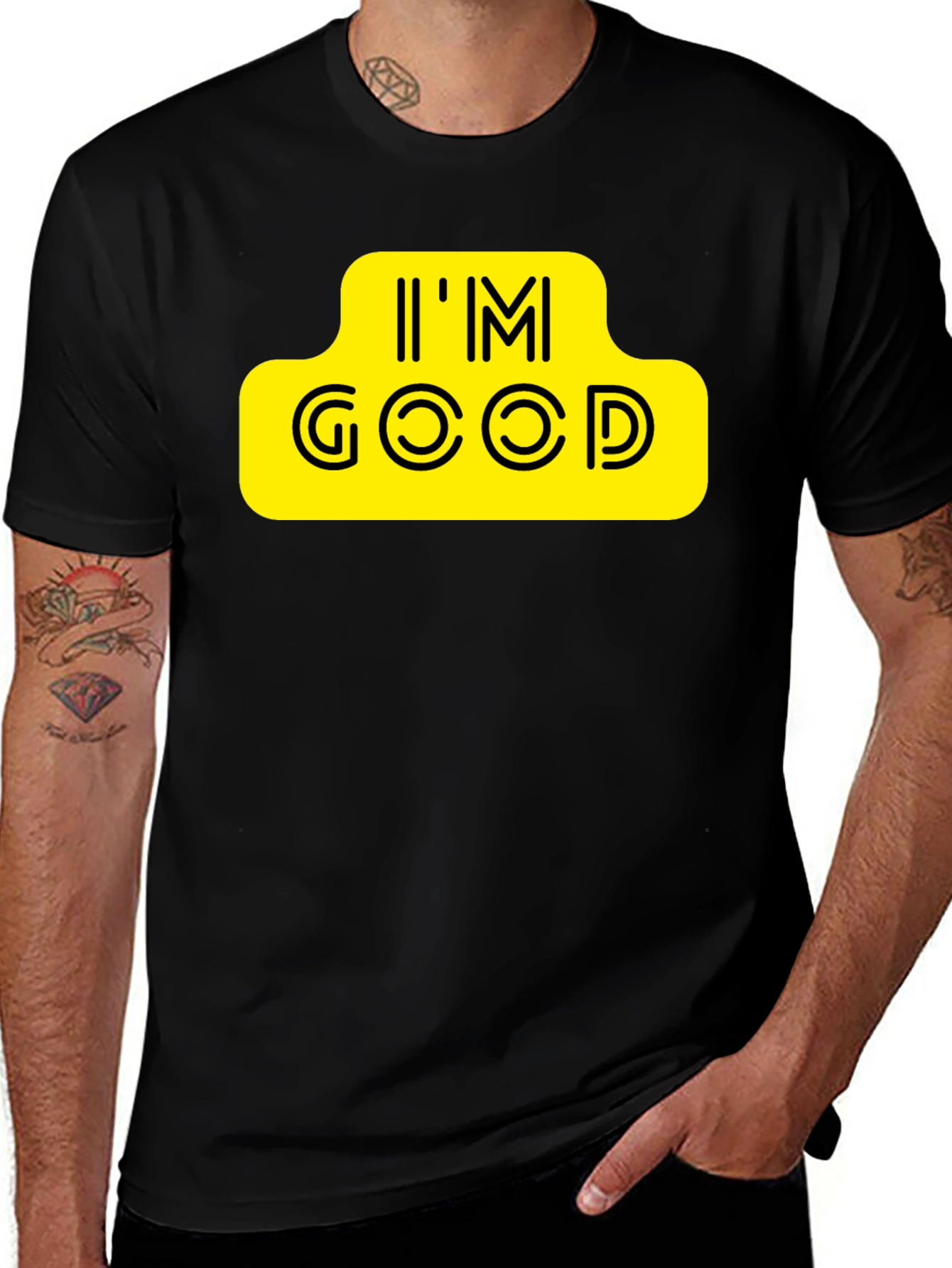 Im Good T-Shirt - Black Graphic Tee