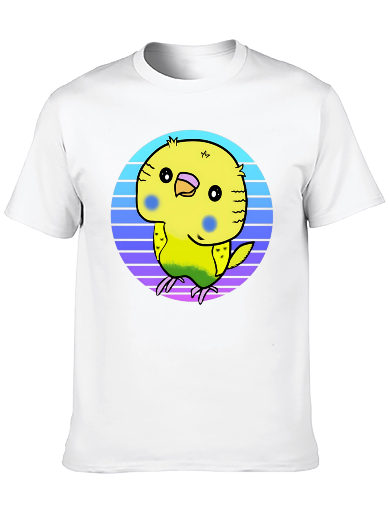 Cute Budgie T-Shirt - Black Graphic Tee